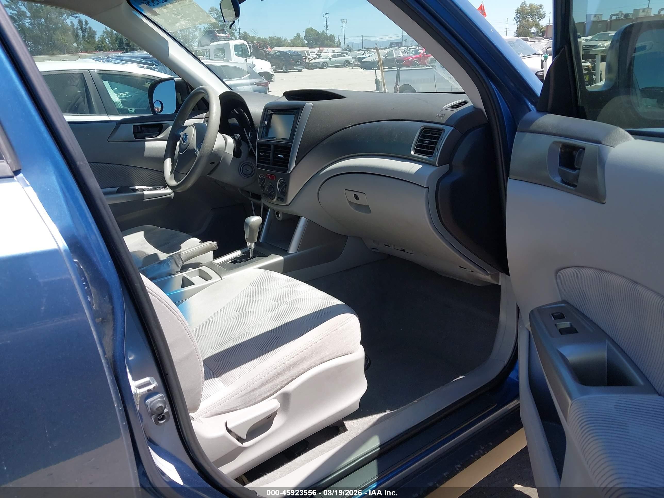 2010 Subaru Forester 2.5x Blue vin: JF2SH6AC3AH757198