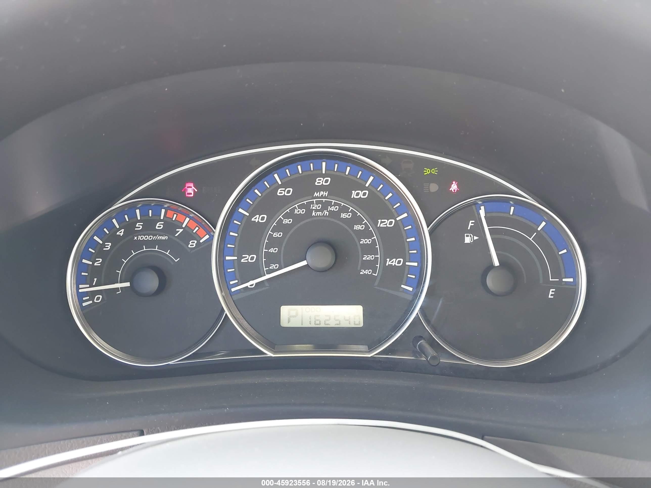 2010 Subaru Forester 2.5x Blue vin: JF2SH6AC3AH757198