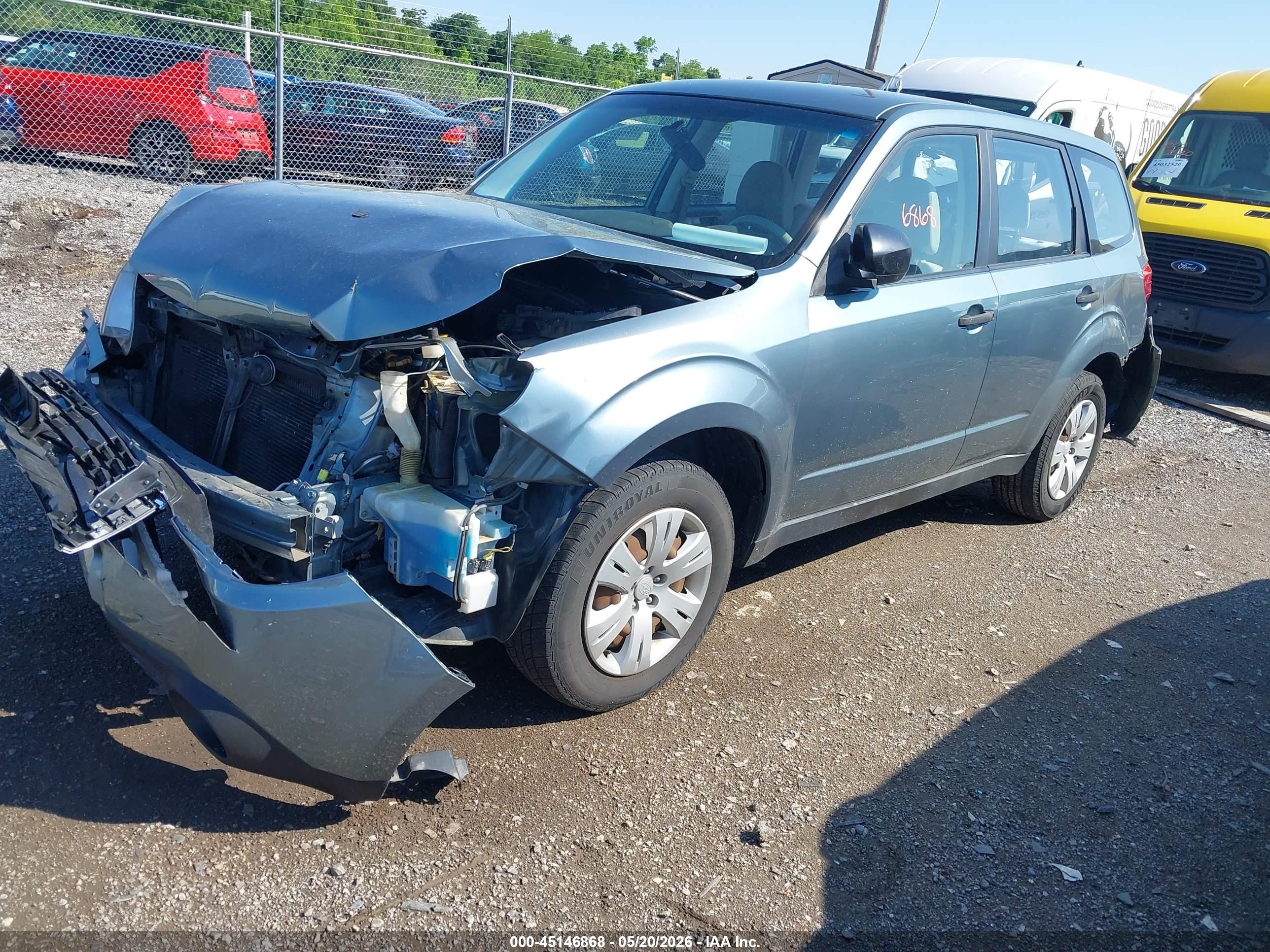 2010 Subaru Forester 2.5x Teal vin: JF2SH6AC4AH740992