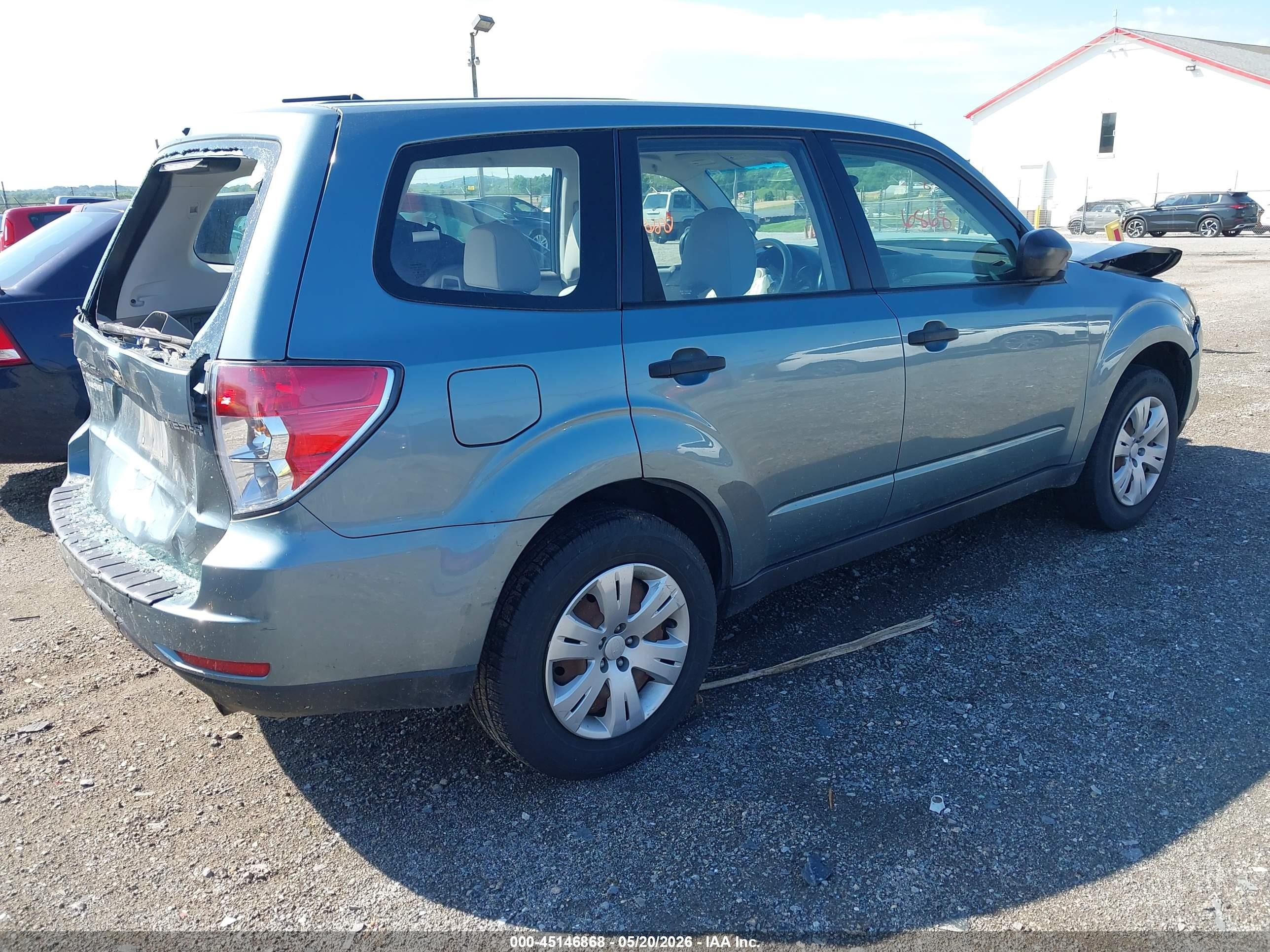 2010 Subaru Forester 2.5x Teal vin: JF2SH6AC4AH740992
