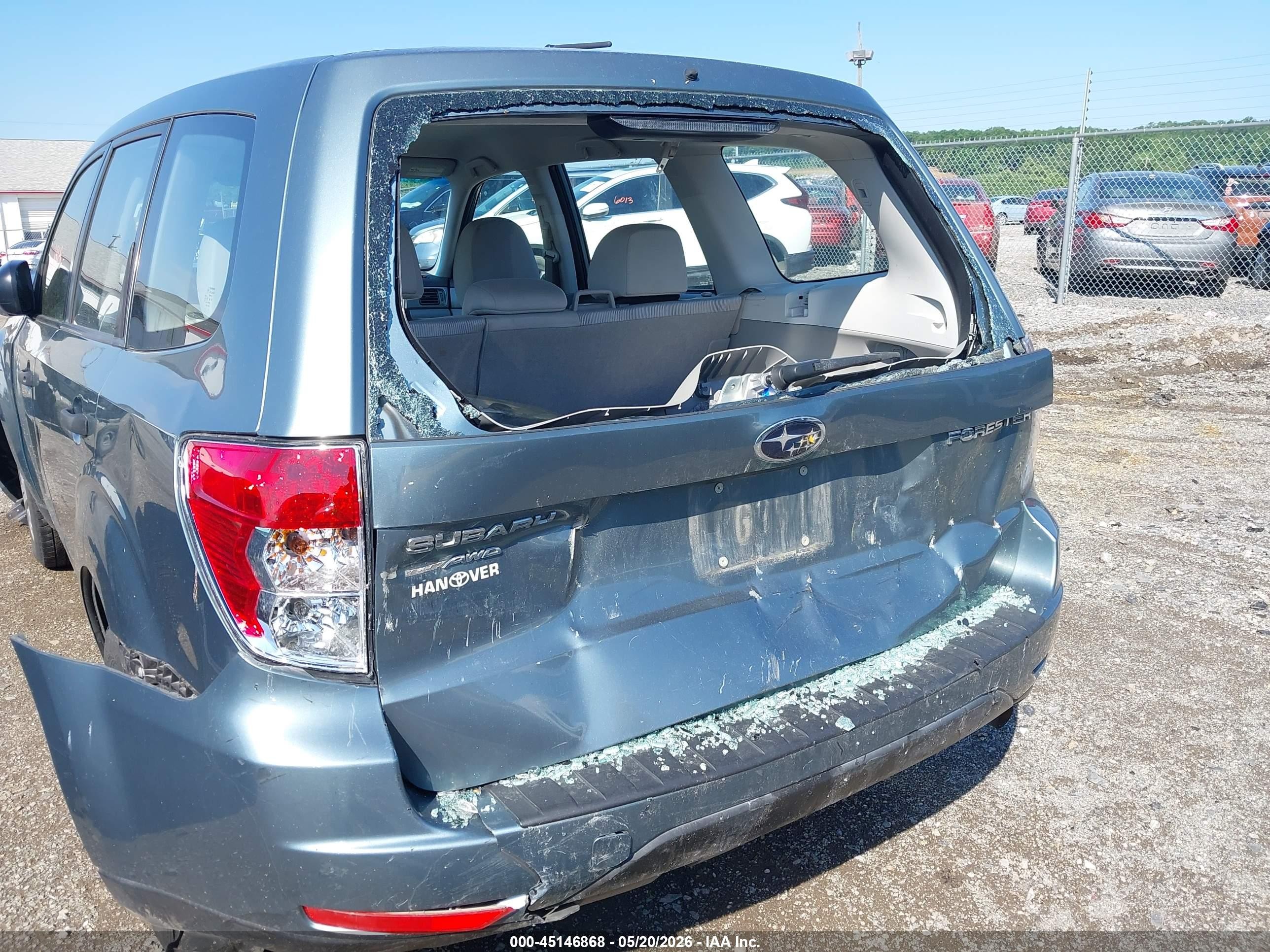 2010 Subaru Forester 2.5x Teal vin: JF2SH6AC4AH740992