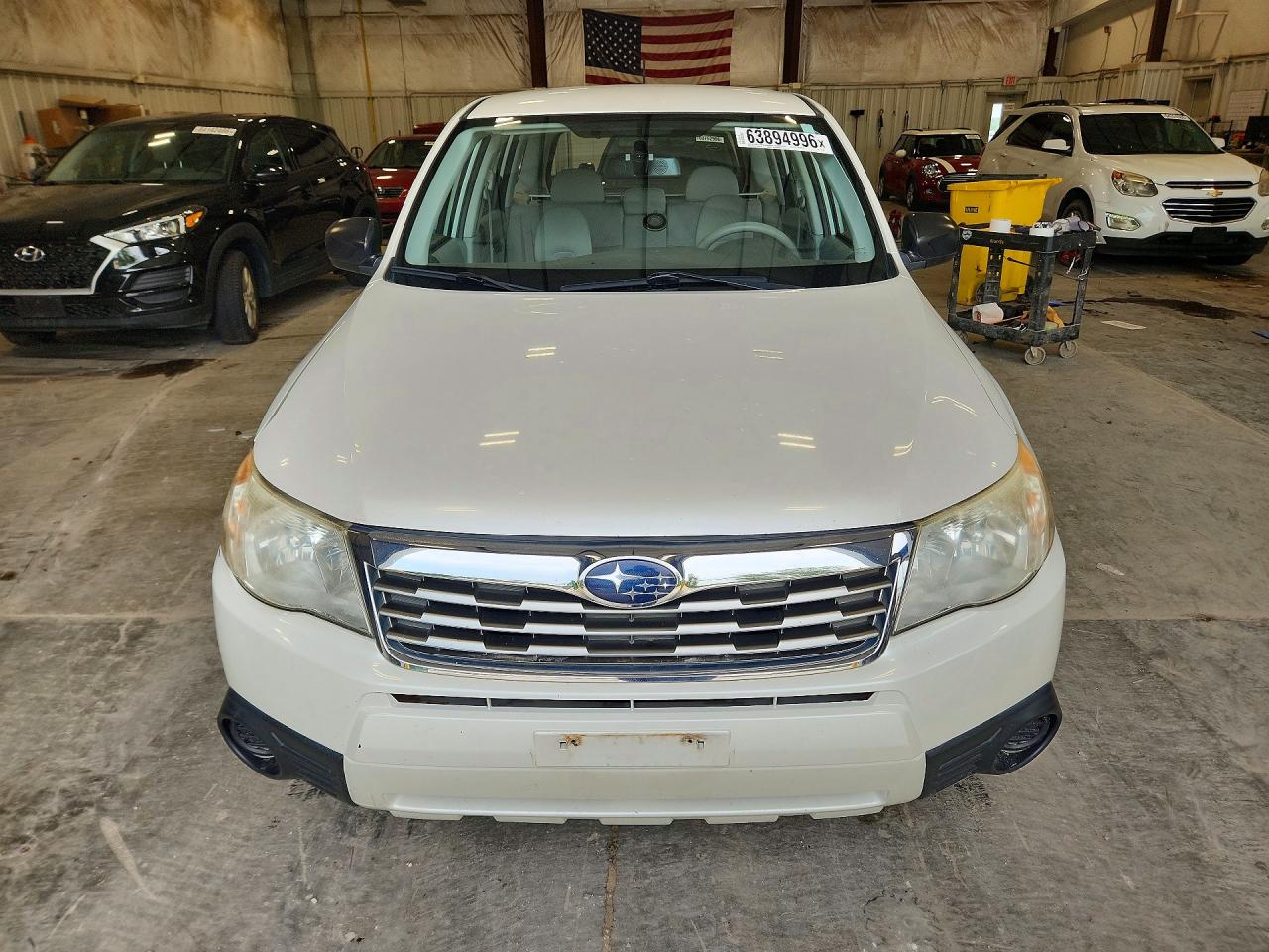 2010 Subaru Forester 2.5x White vin: JF2SH6AC4AH742306