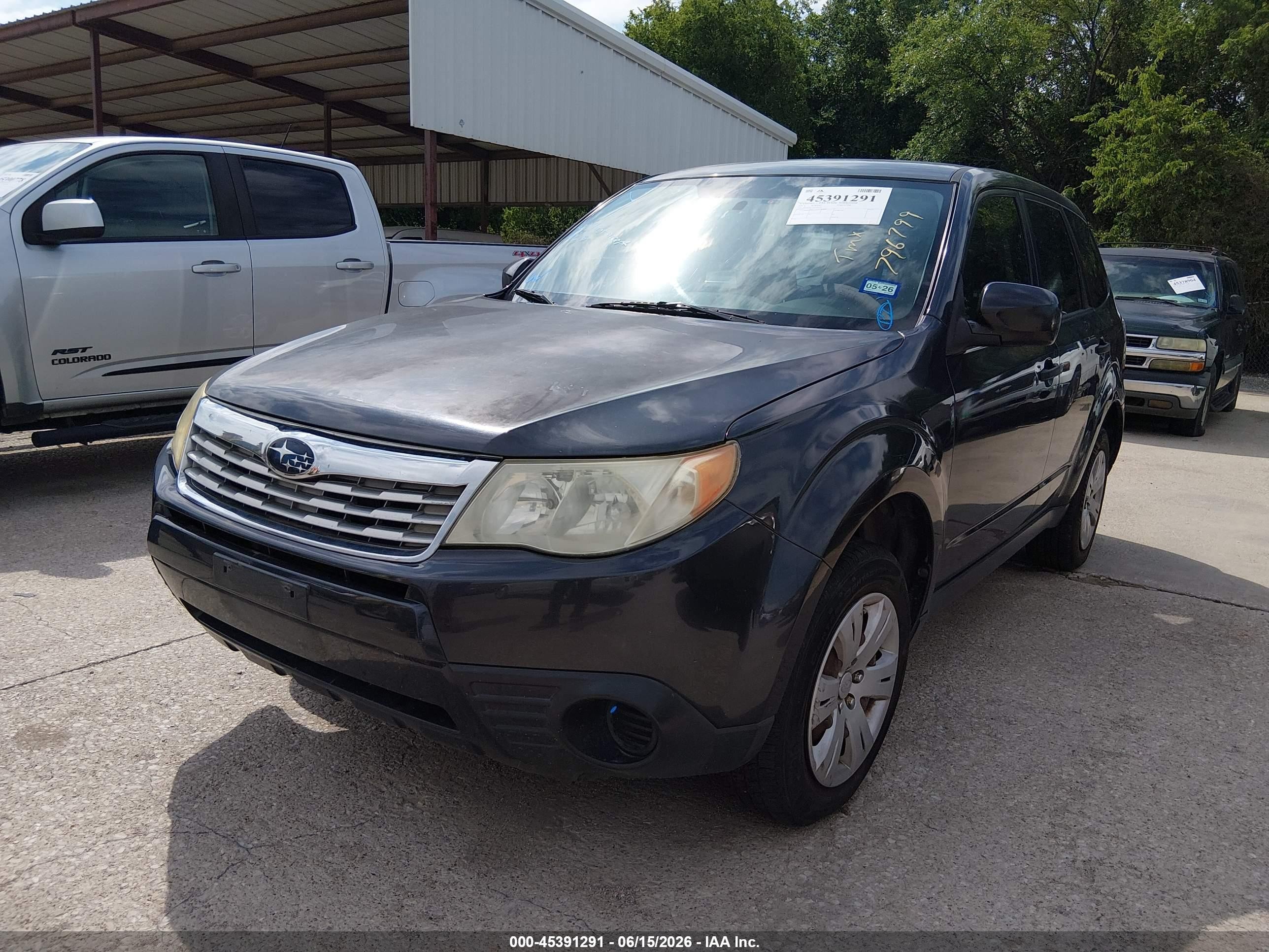 2010 Subaru Forester 2.5x Blue vin: JF2SH6AC4AH796799