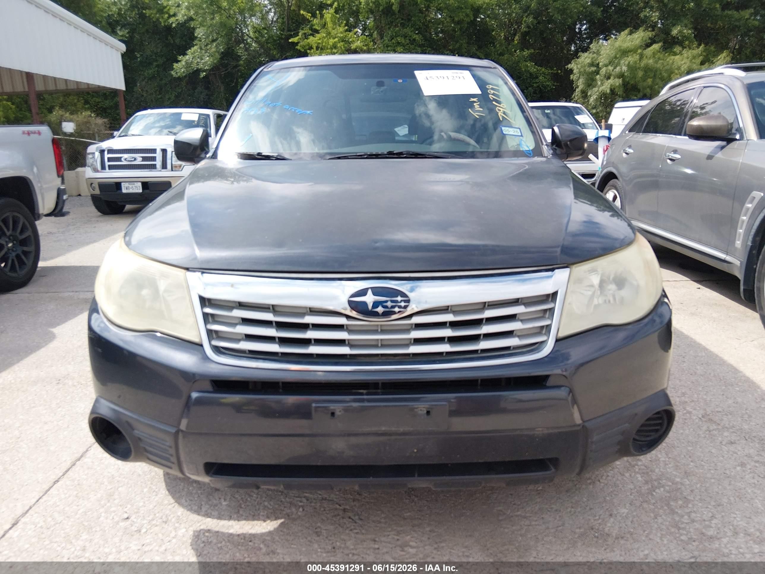 2010 Subaru Forester 2.5x Blue vin: JF2SH6AC4AH796799