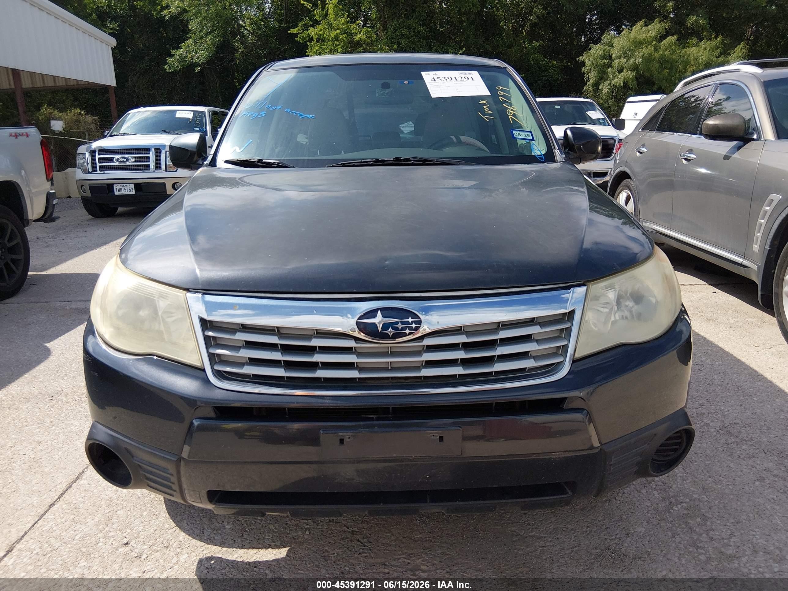 2010 Subaru Forester 2.5x Blue vin: JF2SH6AC4AH796799