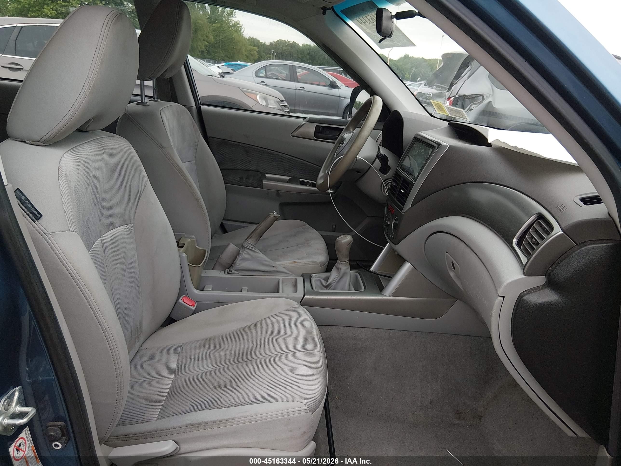 2010 Subaru Forester 2.5x Blue vin: JF2SH6AC5AG709871