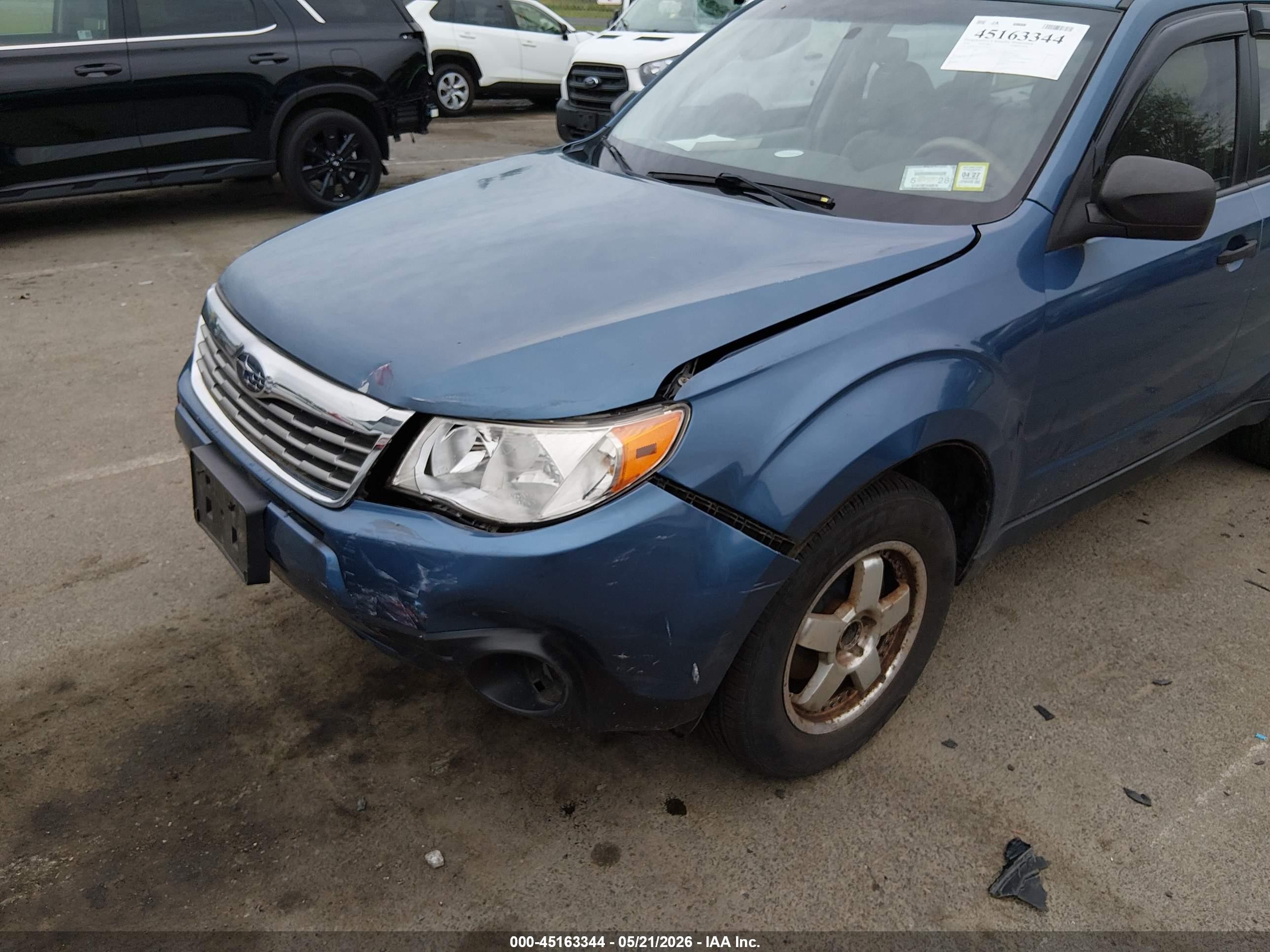 2010 Subaru Forester 2.5x Blue vin: JF2SH6AC5AG709871