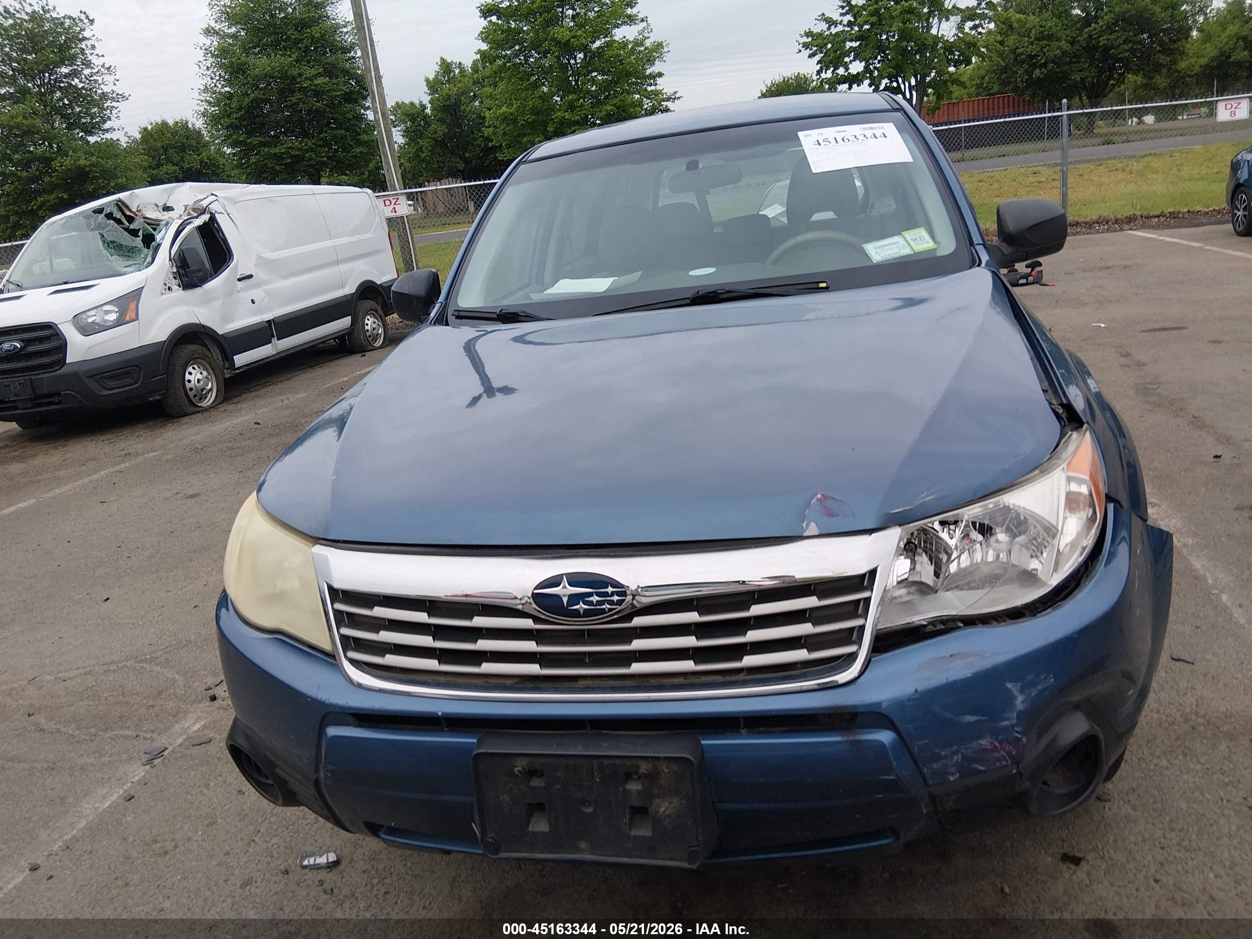 2010 Subaru Forester 2.5x Blue vin: JF2SH6AC5AG709871