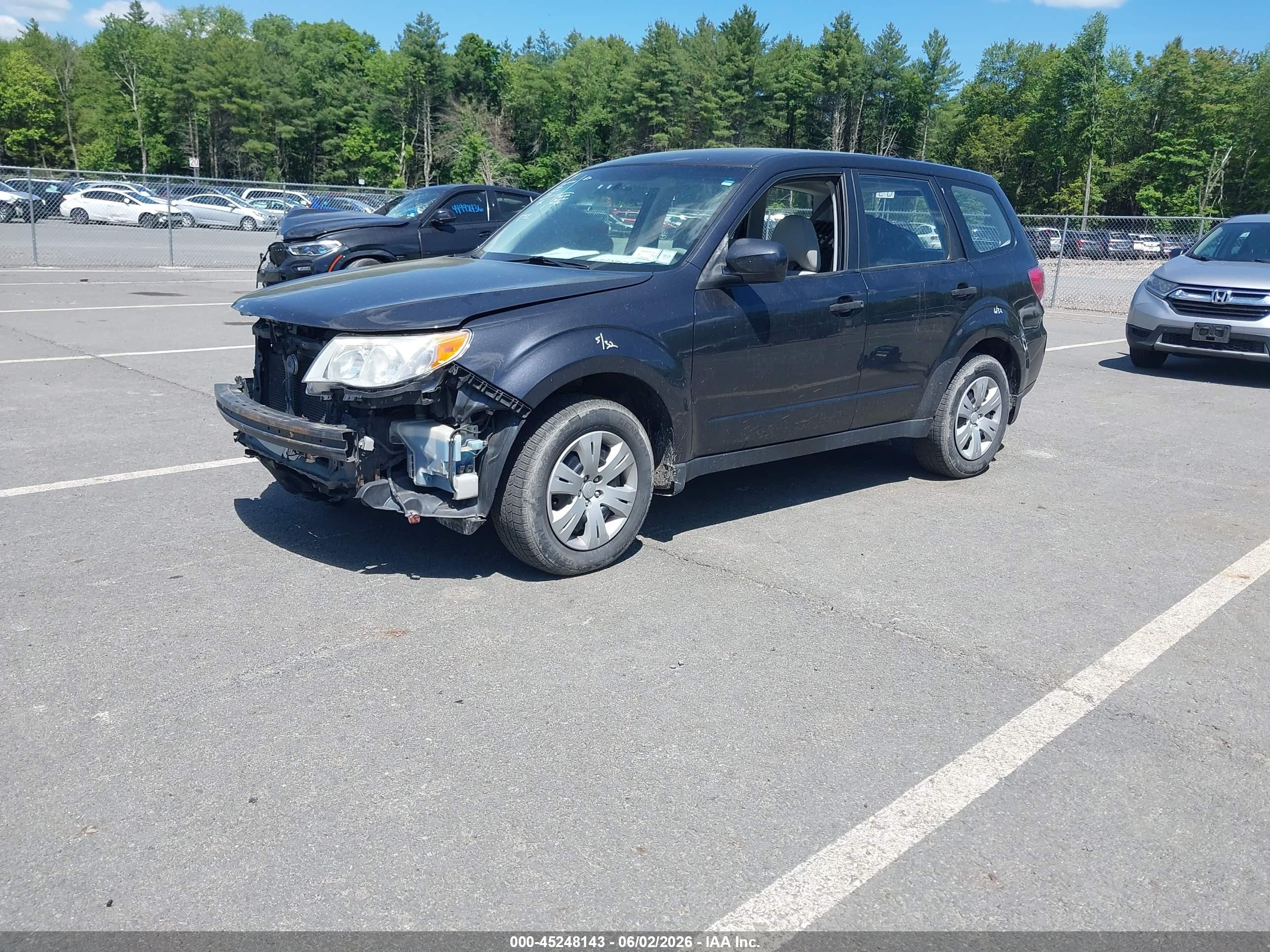 2010 Subaru Forester 2.5x Gray vin: JF2SH6AC5AH723425