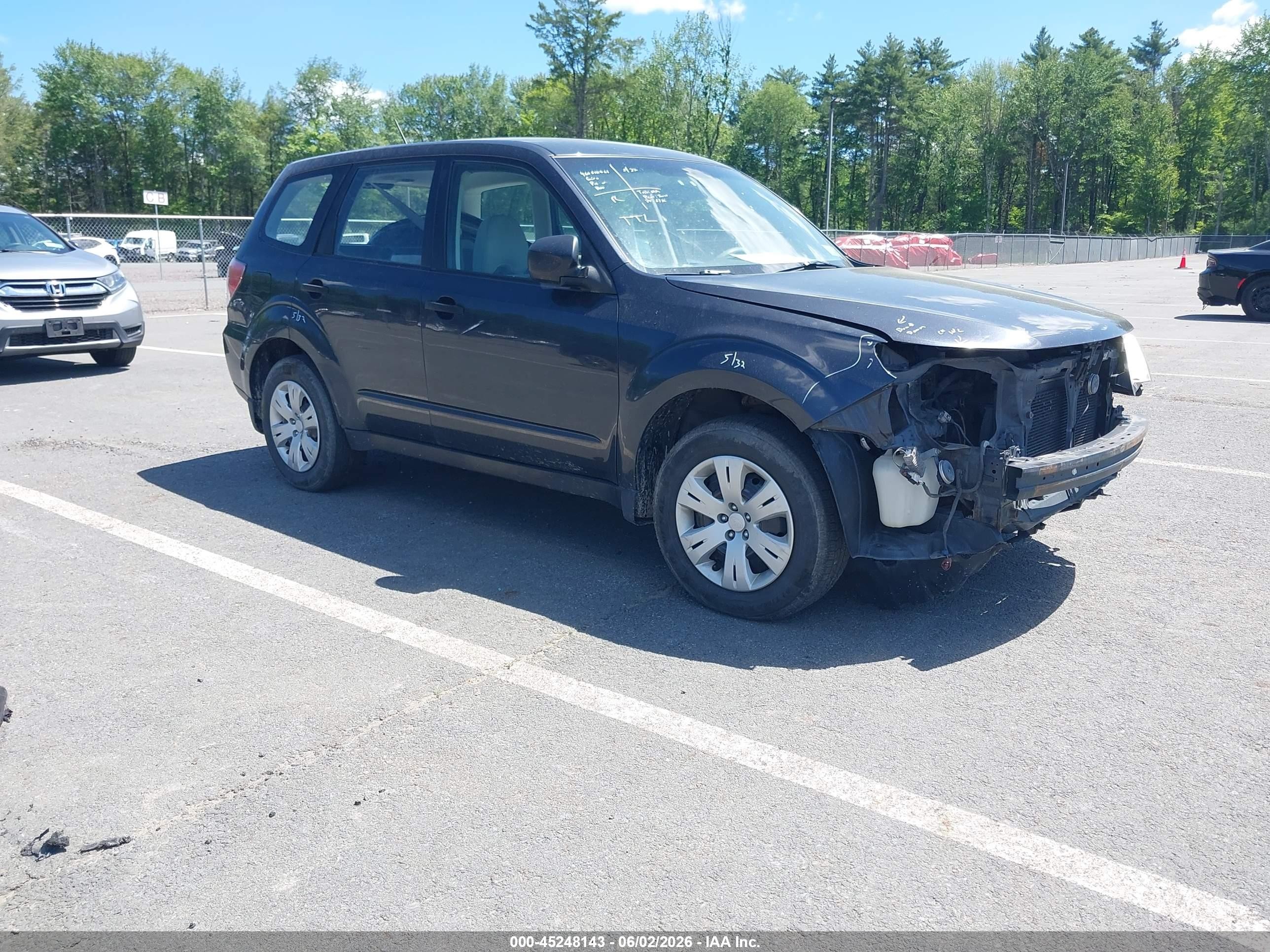 2010 Subaru Forester 2.5x Gray vin: JF2SH6AC5AH723425
