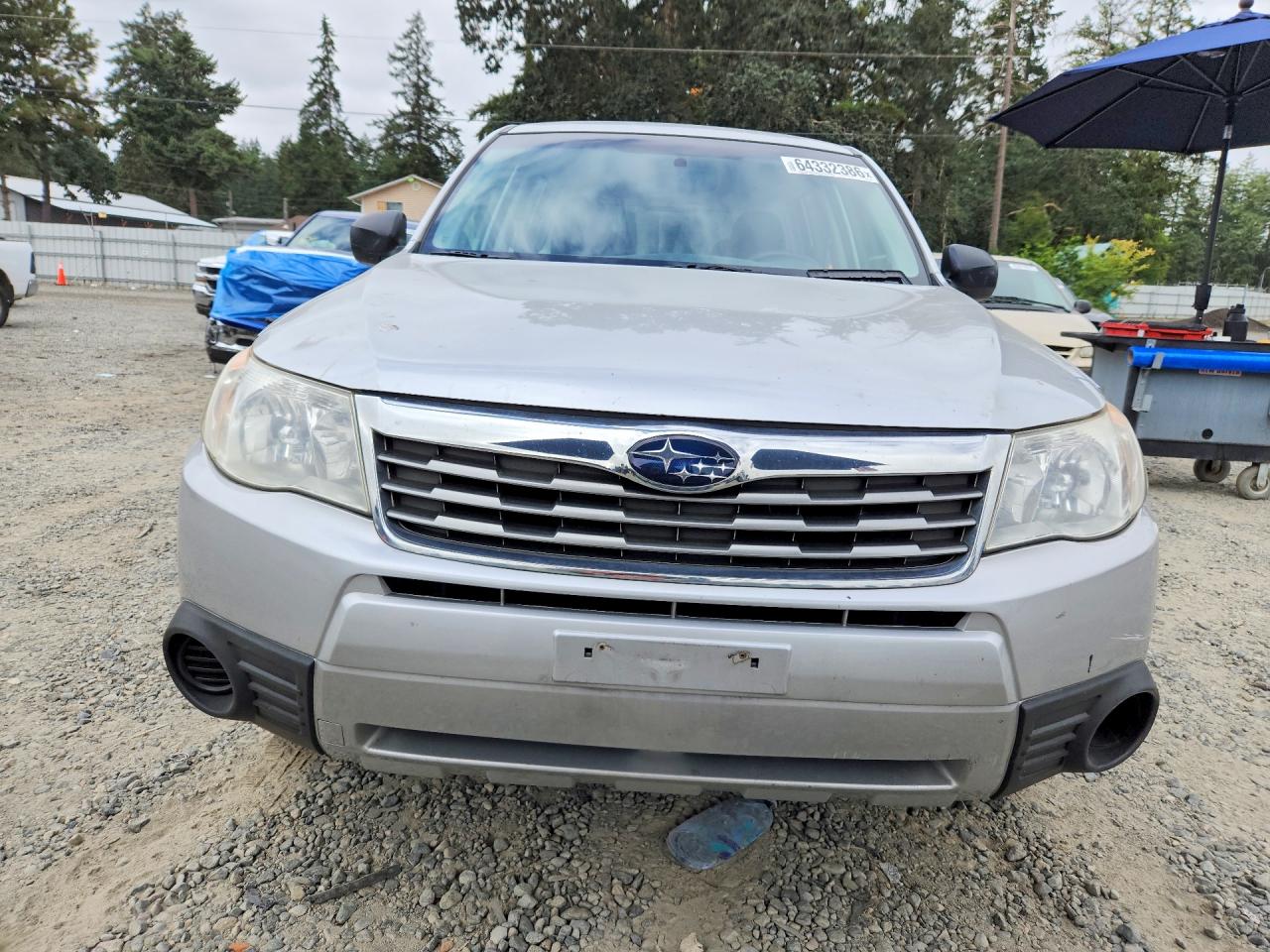 2010 Subaru Forester 2.5x Серебряный vin: JF2SH6AC5AH728589