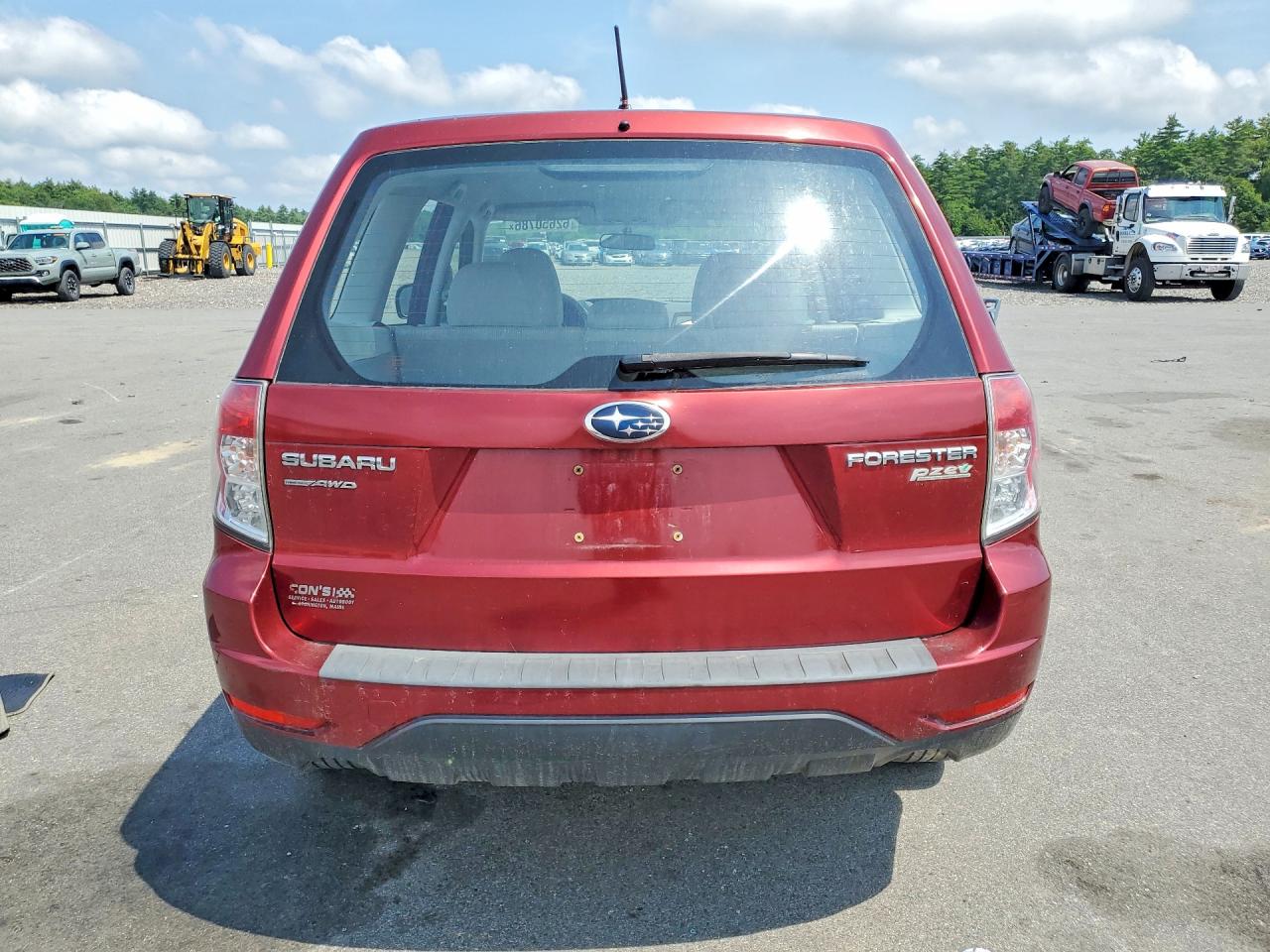 2010 Subaru Forester Orange vin: JF2SH6AC5AH732299