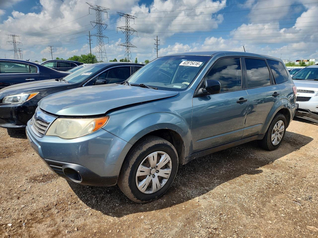 2010 Subaru Forester 2.5x Gray vin: JF2SH6AC6AH753291
