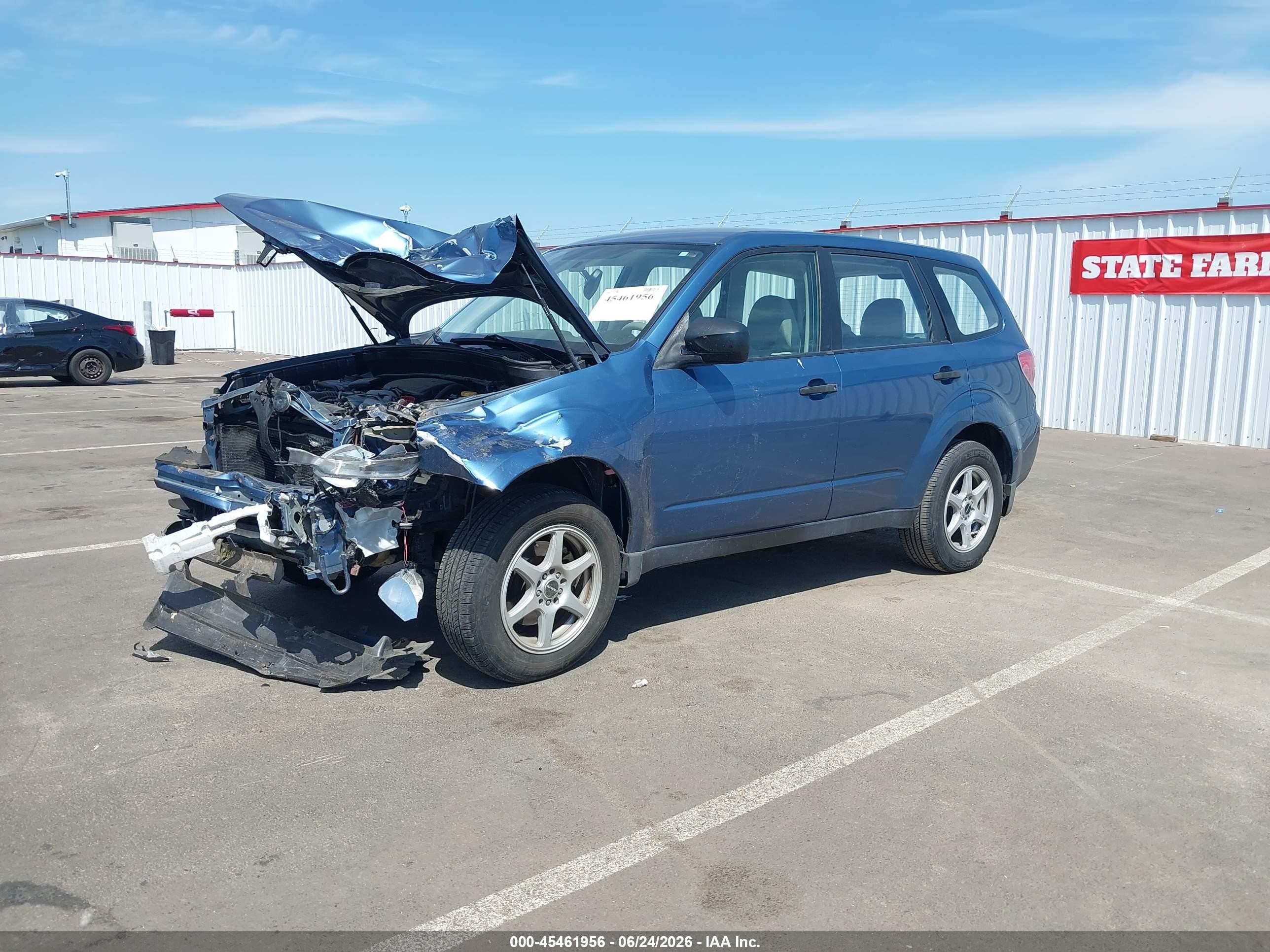 2010 Subaru Forester 2.5x Blue vin: JF2SH6AC6AH757552