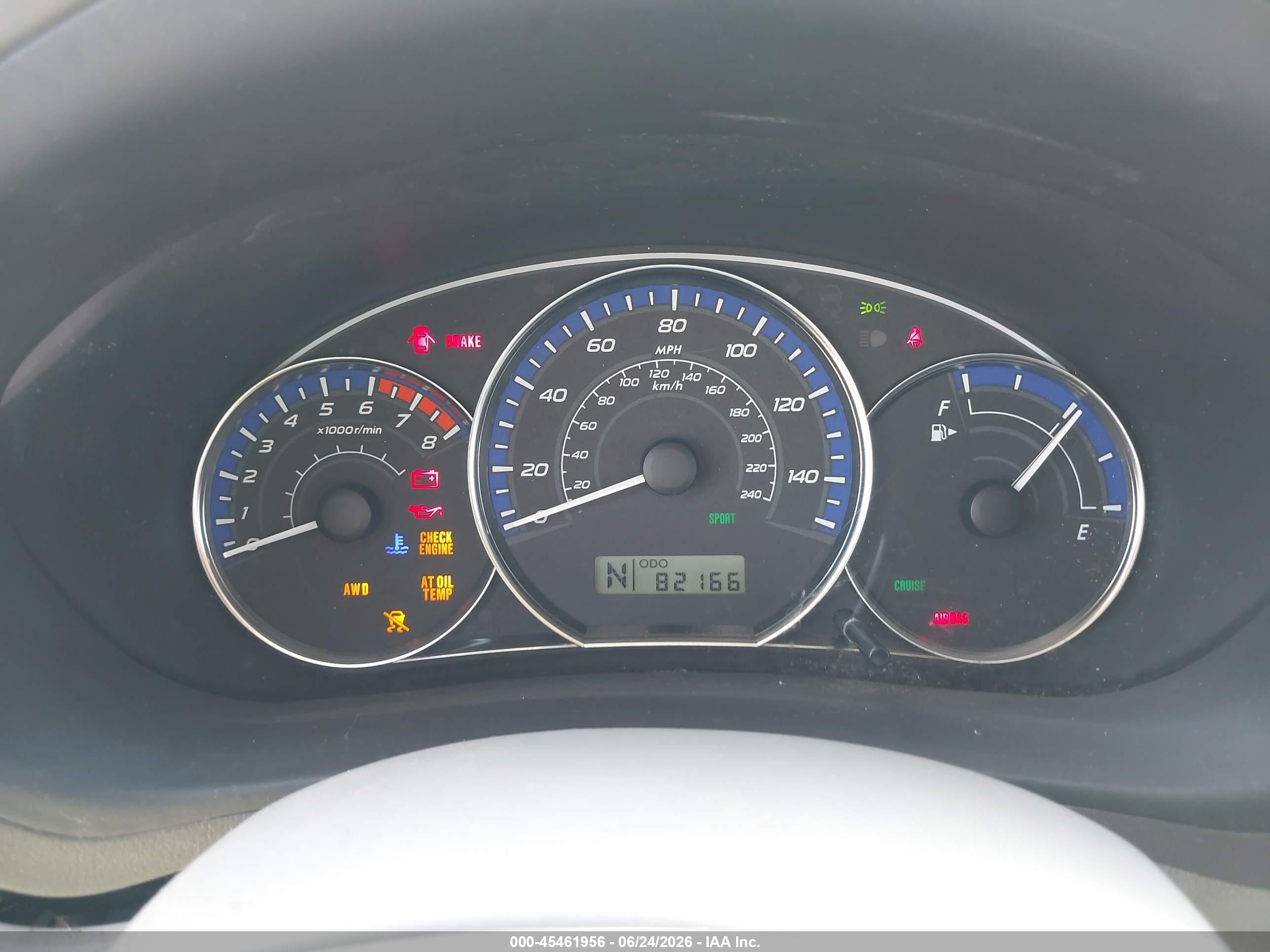 2010 Subaru Forester 2.5x Blue vin: JF2SH6AC6AH757552