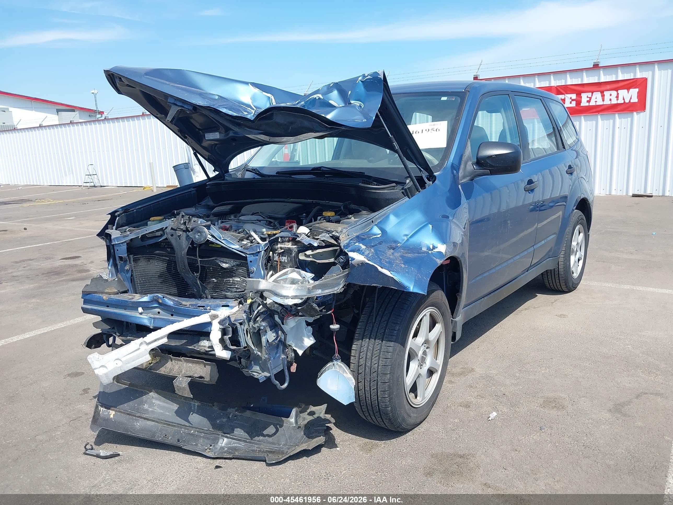 2010 Subaru Forester 2.5x Blue vin: JF2SH6AC6AH757552