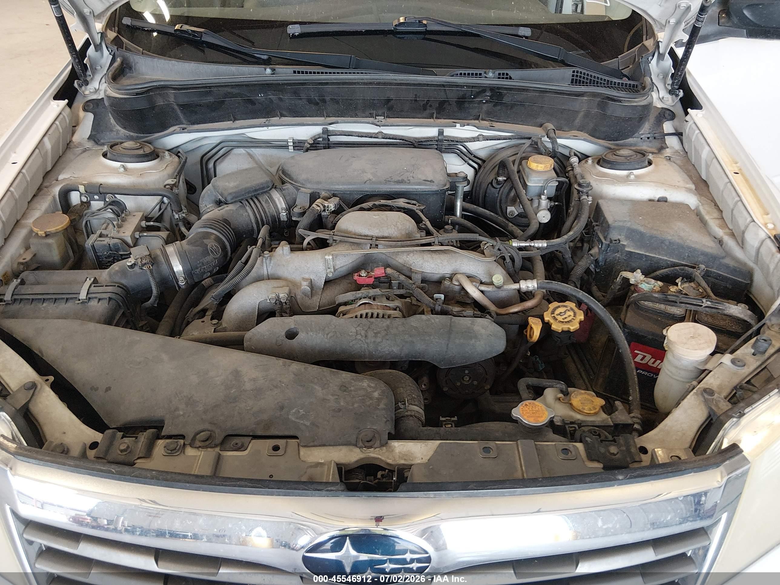 2010 Subaru Forester 2.5x Белый vin: JF2SH6AC7AH721448