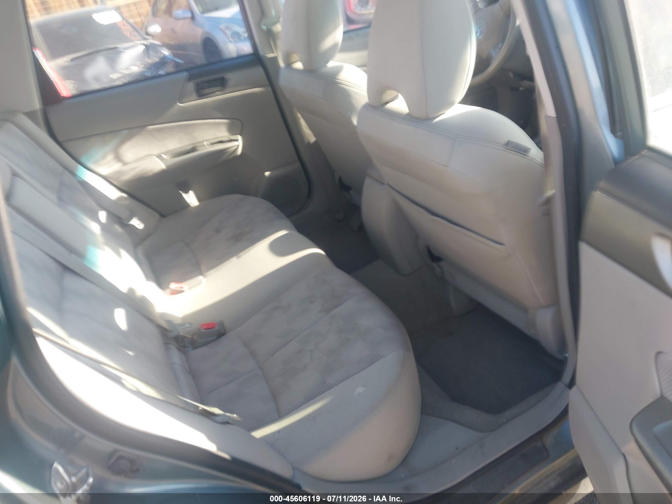 2010 Subaru Forester 2.5x Light Blue vin: JF2SH6AC7AH740100