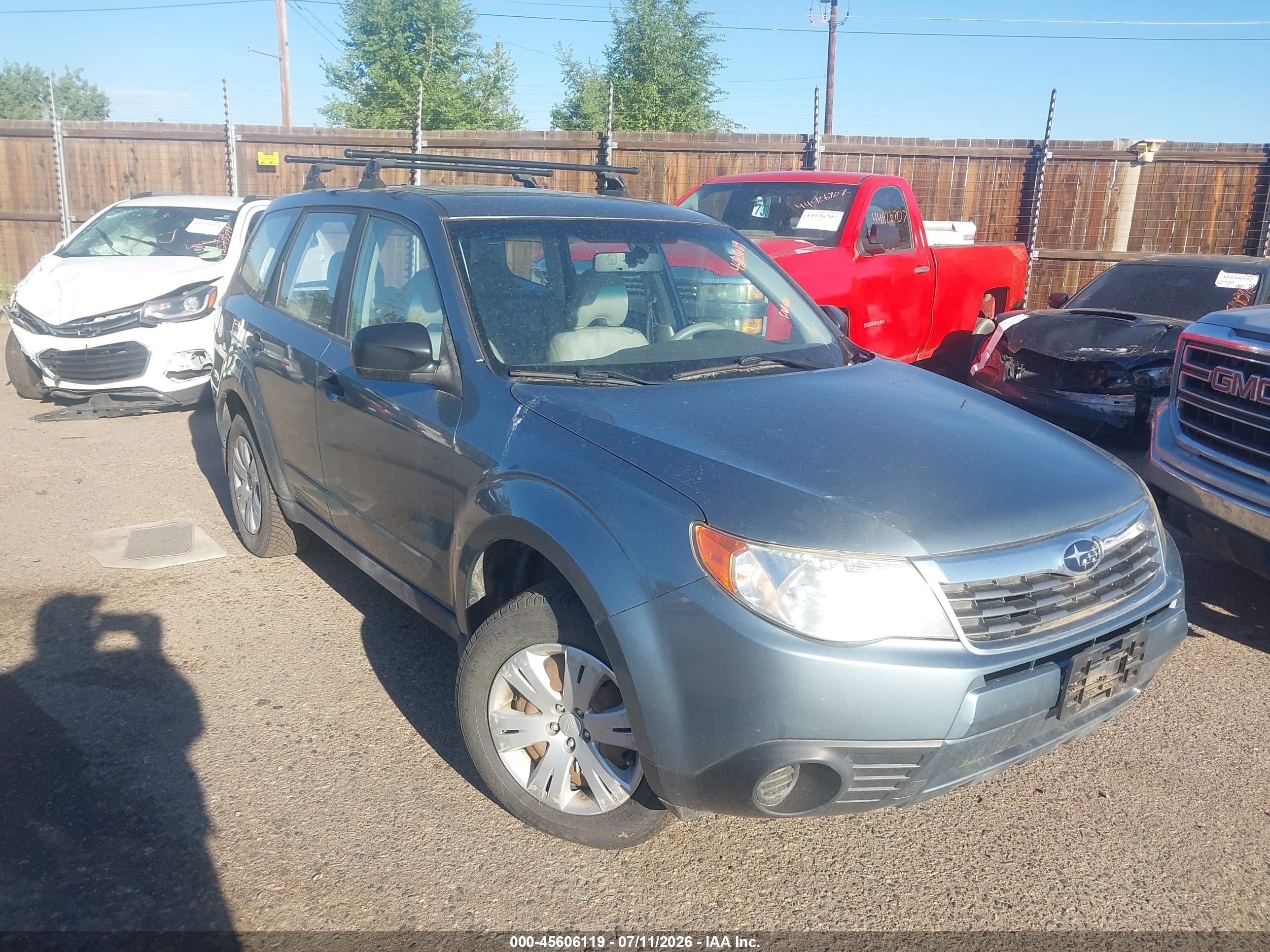 2010 Subaru Forester 2.5x Light Blue vin: JF2SH6AC7AH740100