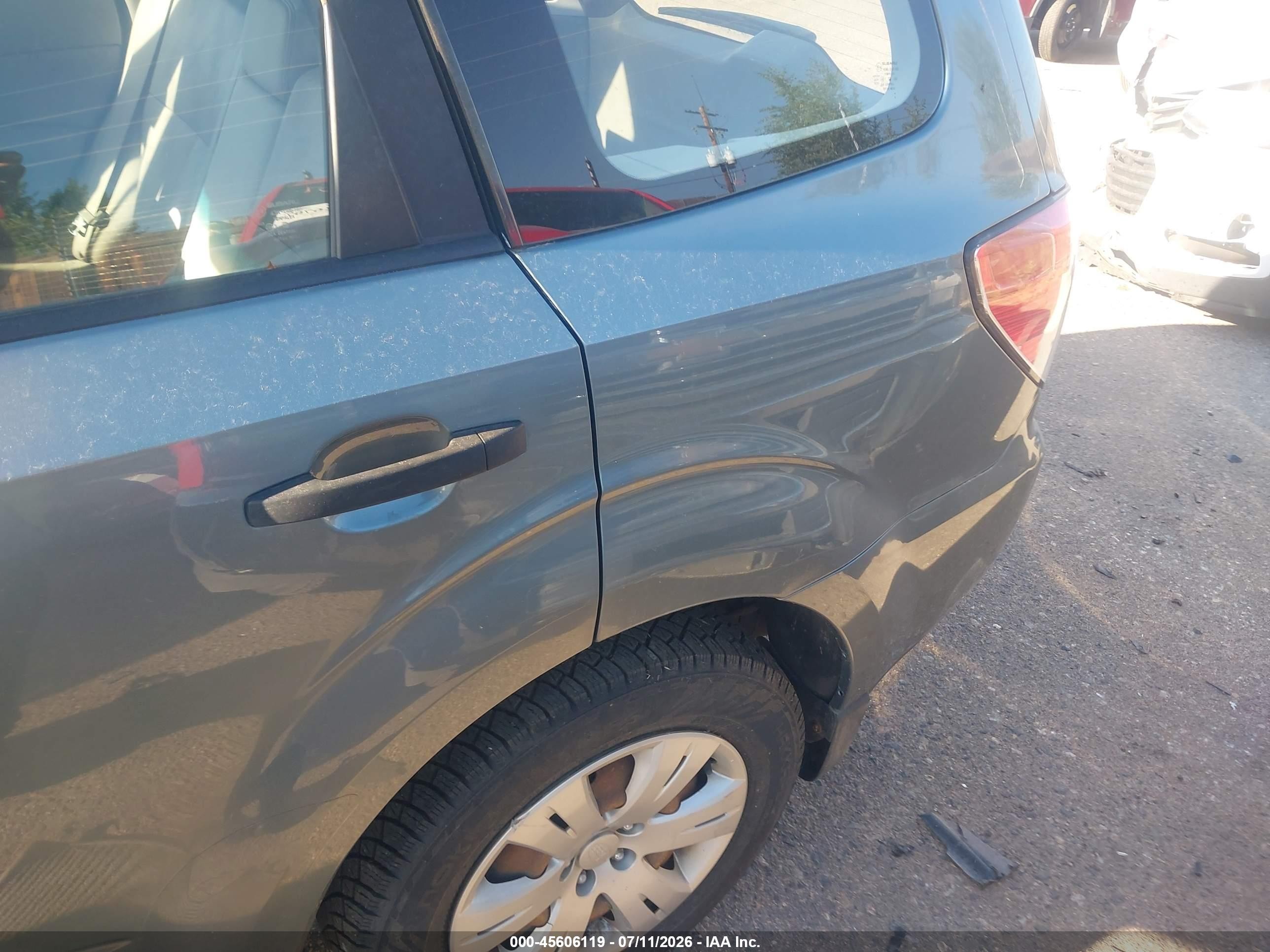 2010 Subaru Forester 2.5x Light Blue vin: JF2SH6AC7AH740100