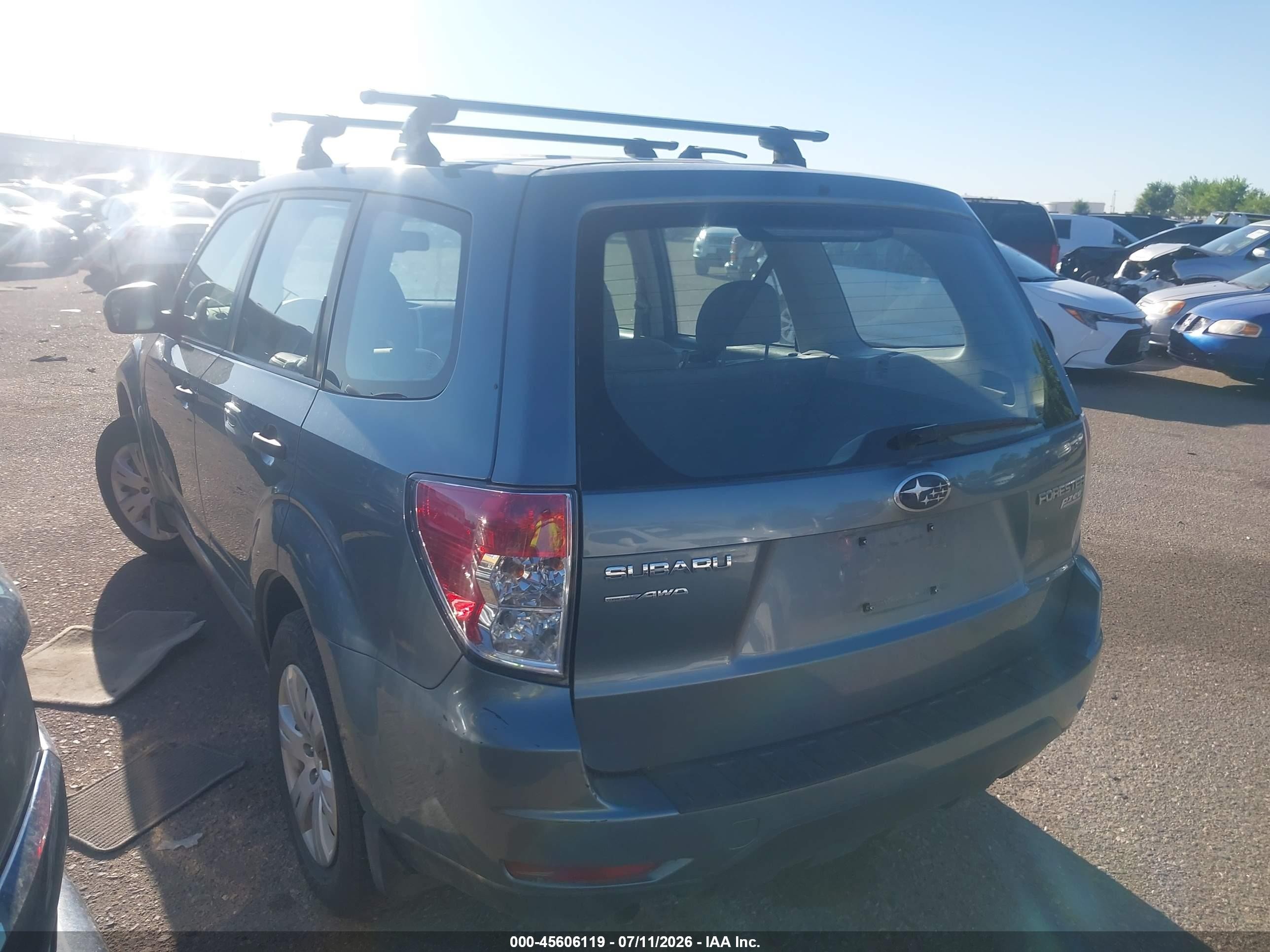 2010 Subaru Forester 2.5x Light Blue vin: JF2SH6AC7AH740100