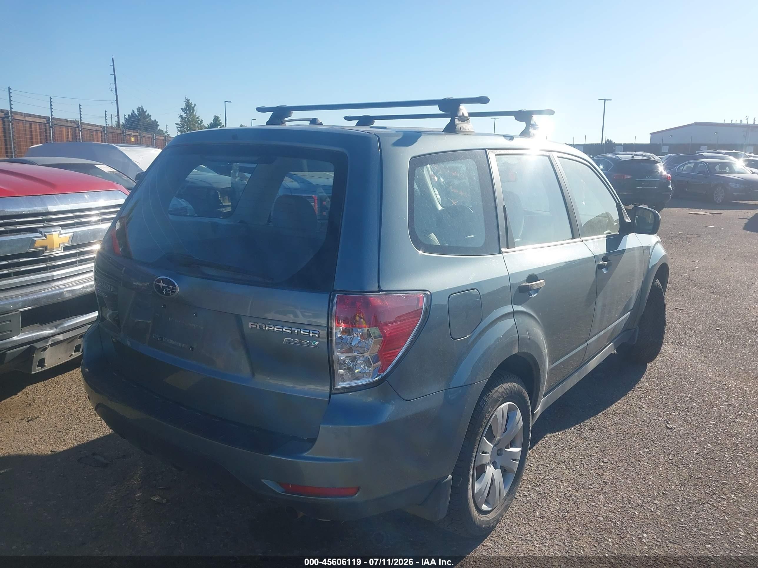 2010 Subaru Forester 2.5x Light Blue vin: JF2SH6AC7AH740100