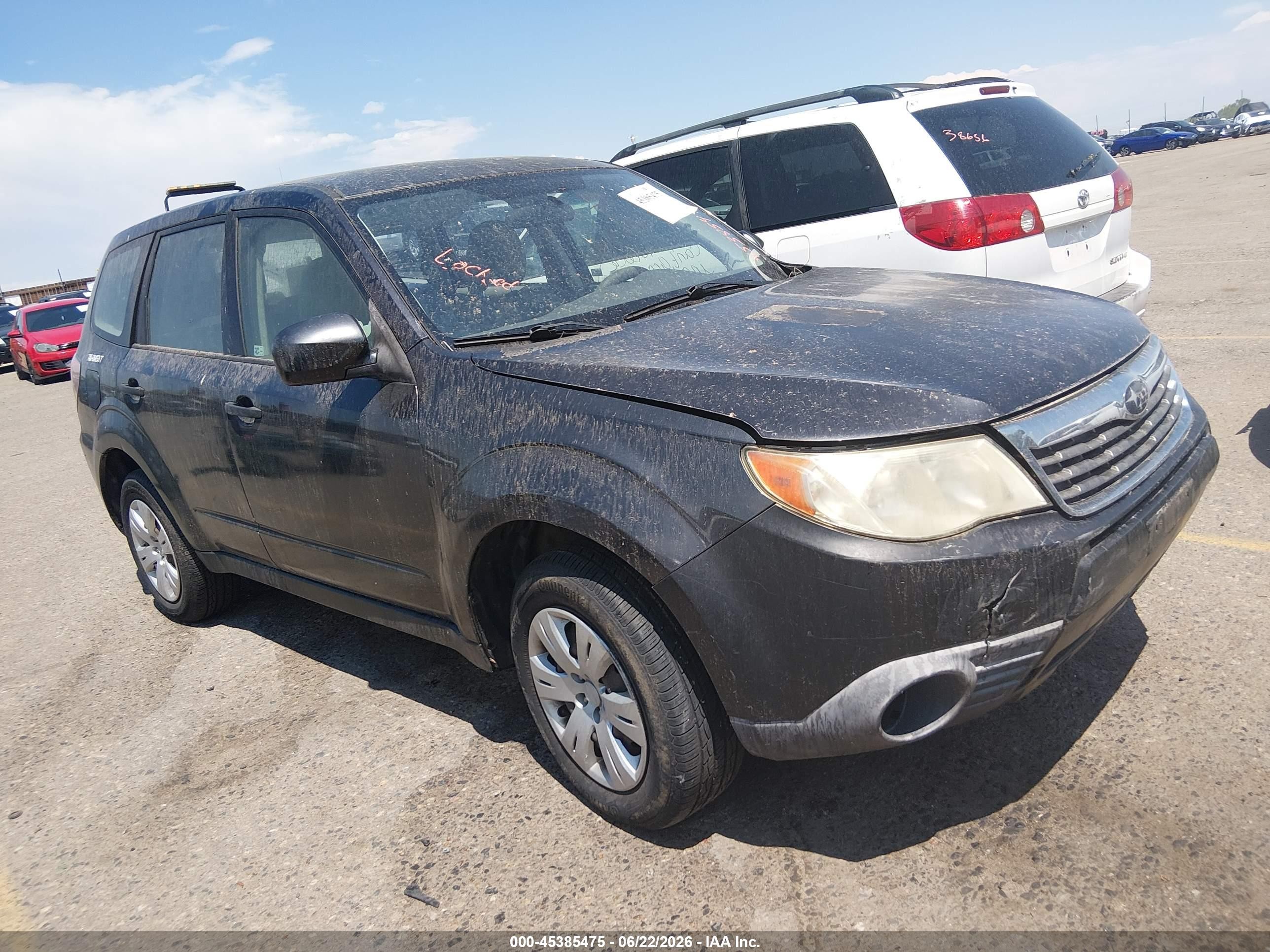 2010 Subaru Forester 2.5x Black vin: JF2SH6AC7AH756782