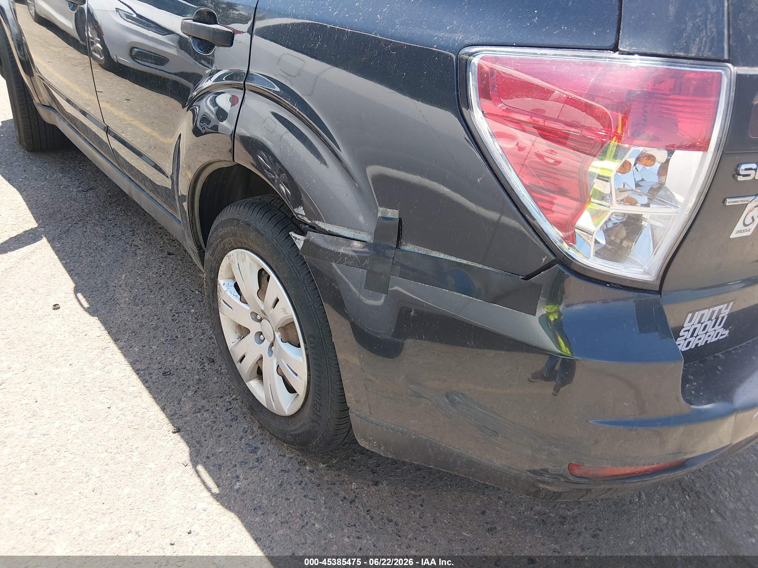 2010 Subaru Forester 2.5x Black vin: JF2SH6AC7AH756782