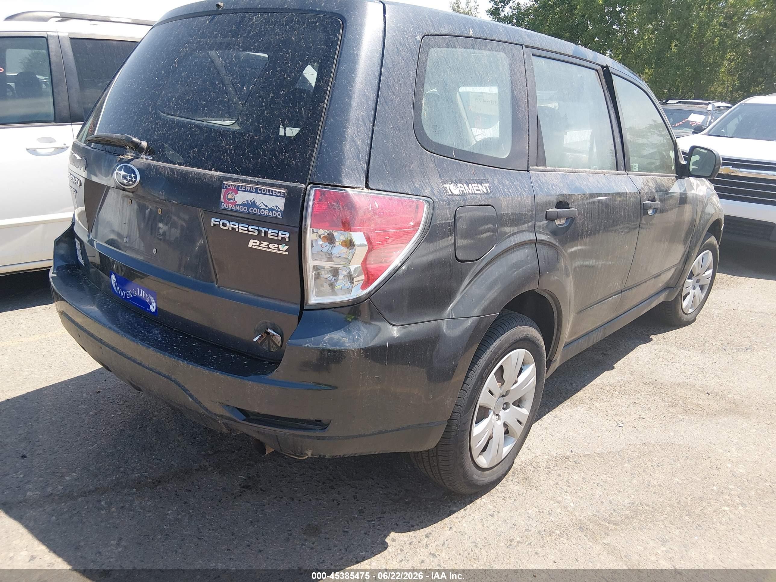 2010 Subaru Forester 2.5x Black vin: JF2SH6AC7AH756782