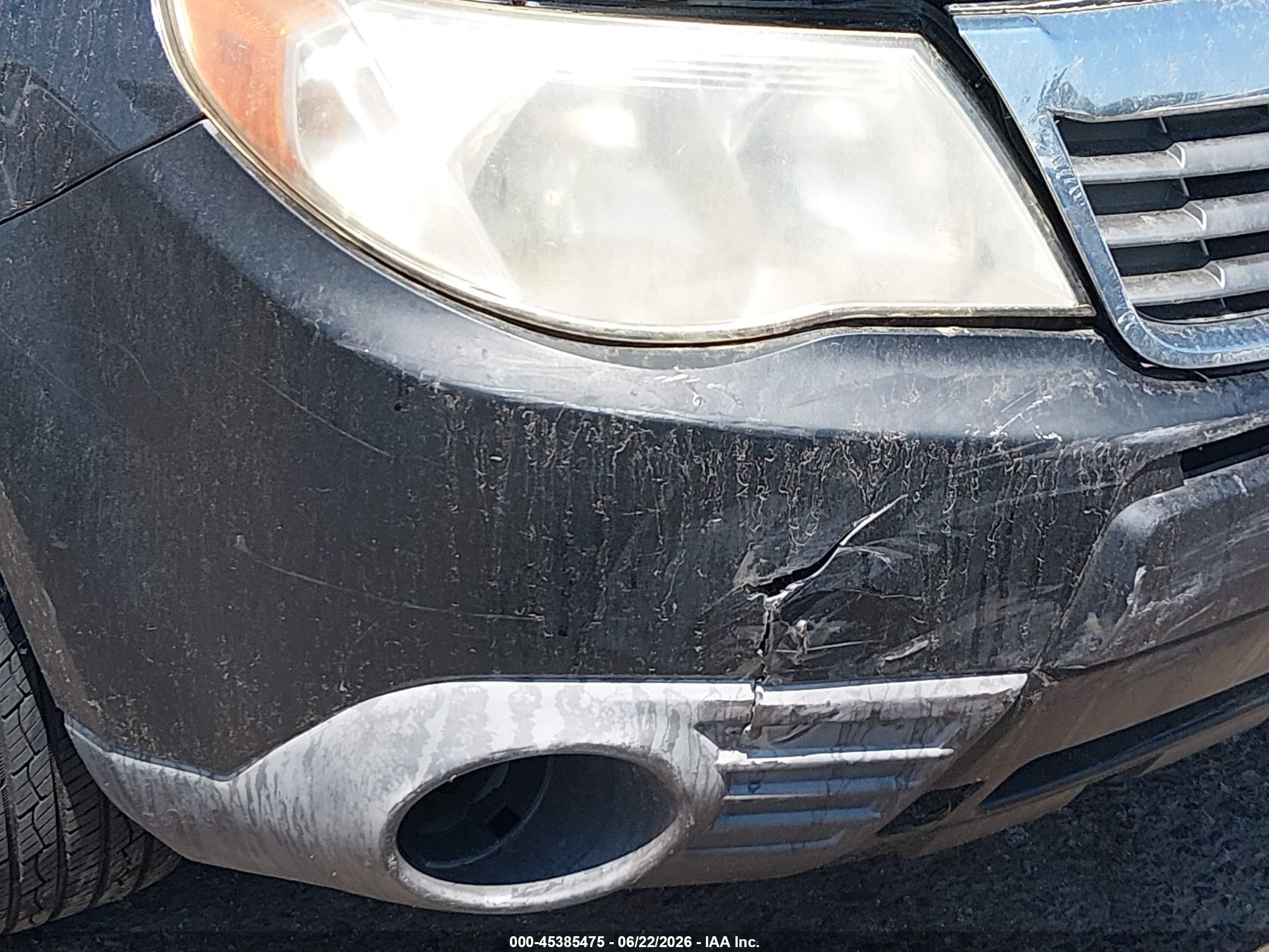 2010 Subaru Forester 2.5x Black vin: JF2SH6AC7AH756782