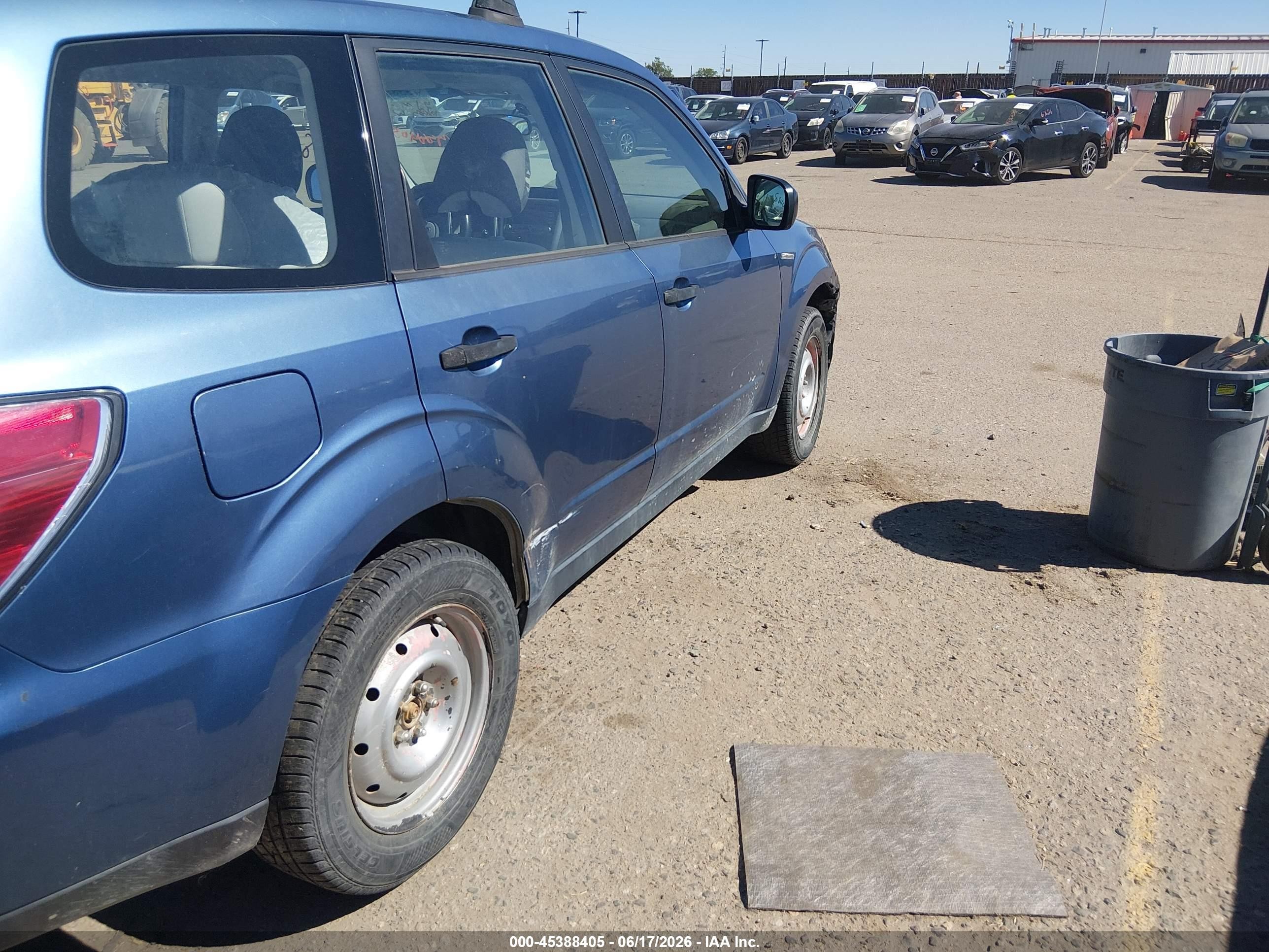 2010 Subaru Forester 2.5x Blue vin: JF2SH6AC8AG750009