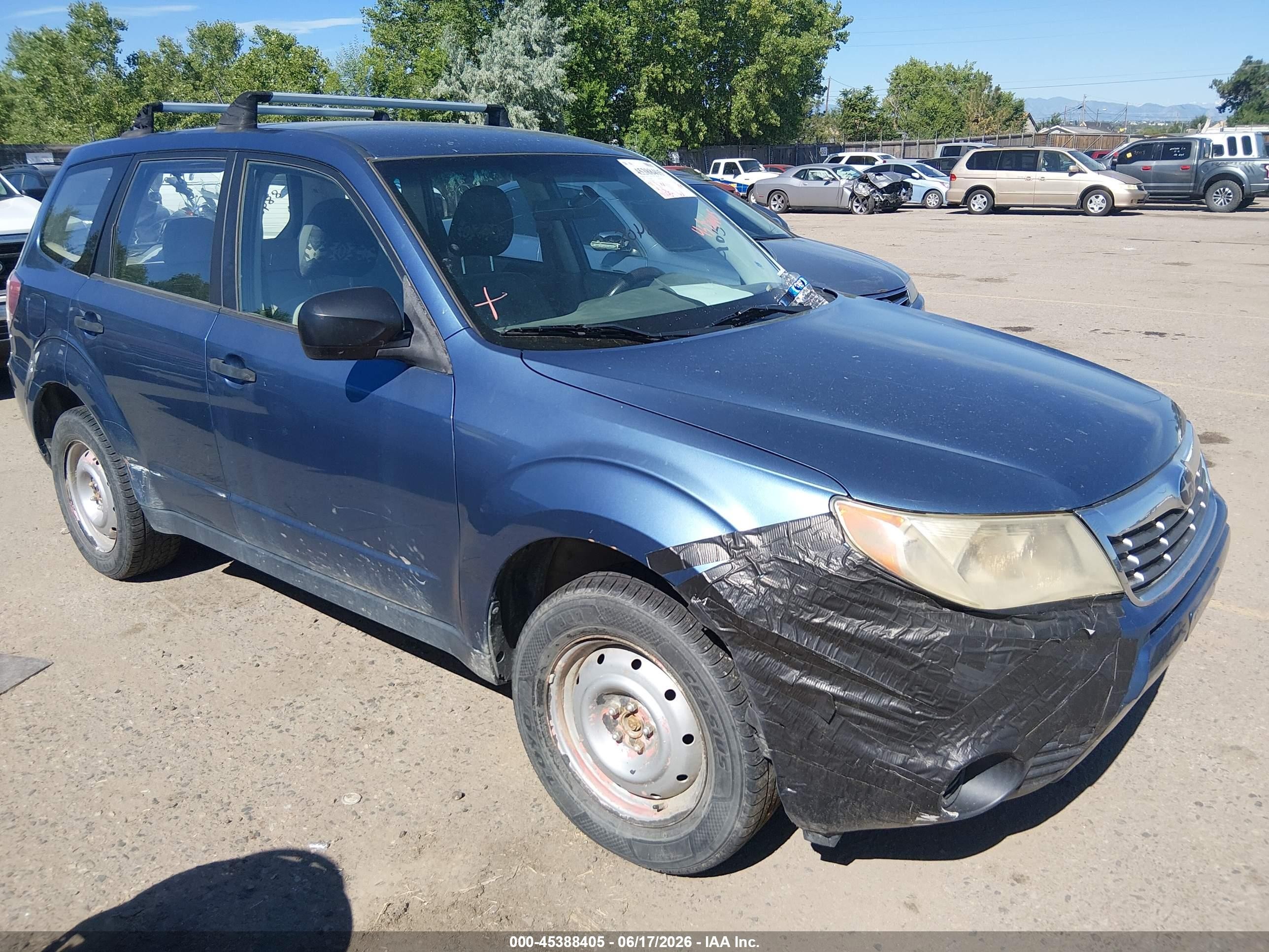 2010 Subaru Forester 2.5x Blue vin: JF2SH6AC8AG750009