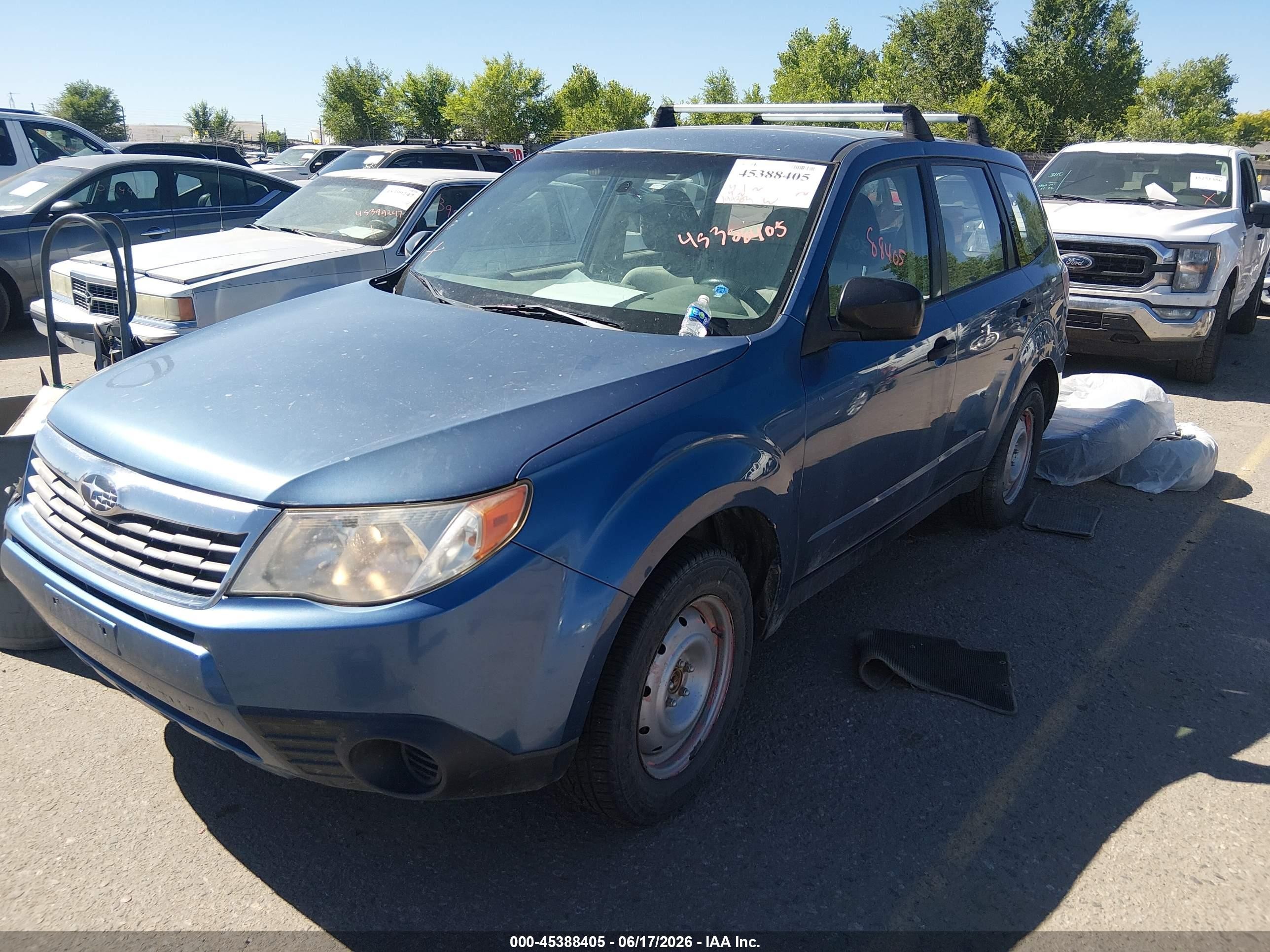 2010 Subaru Forester 2.5x Blue vin: JF2SH6AC8AG750009