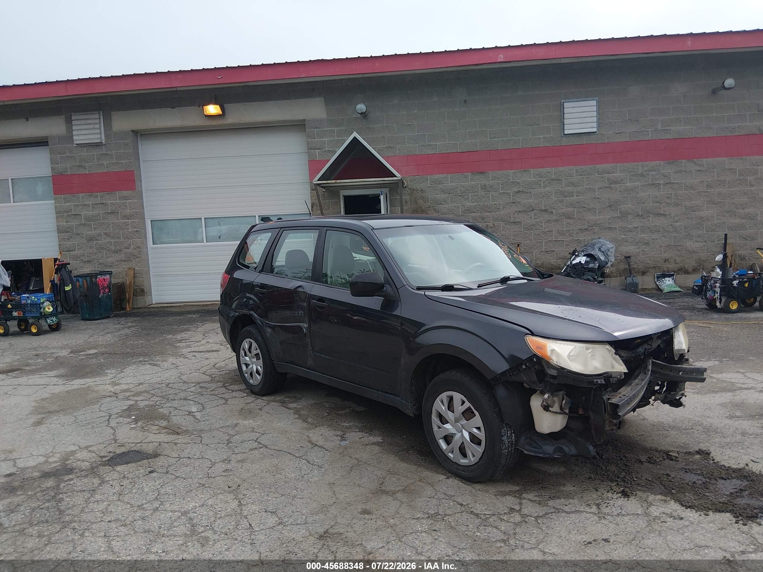 2010 Subaru Forester 2.5x Black vin: JF2SH6AC9AH703176