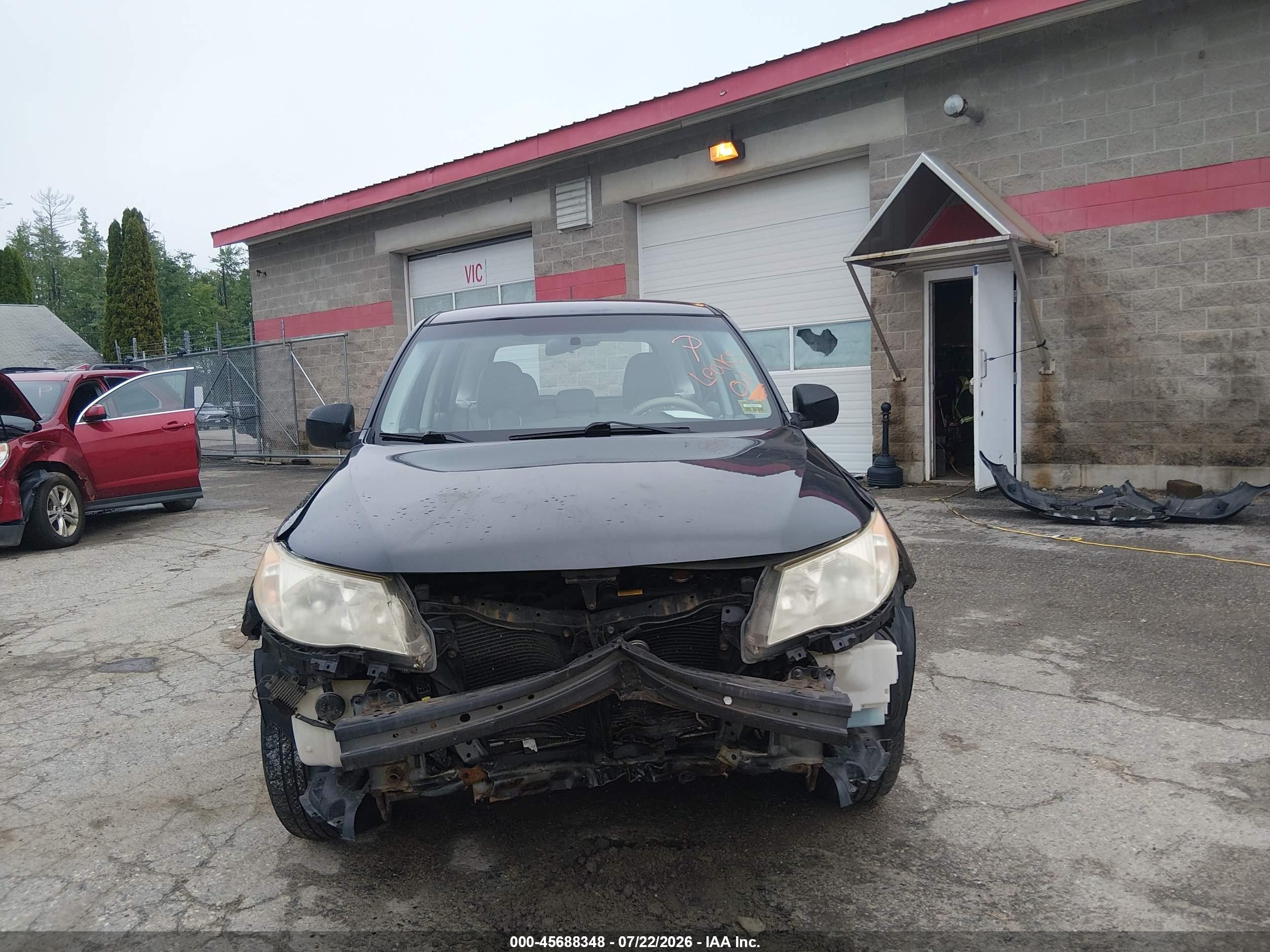 2010 Subaru Forester 2.5x Black vin: JF2SH6AC9AH703176