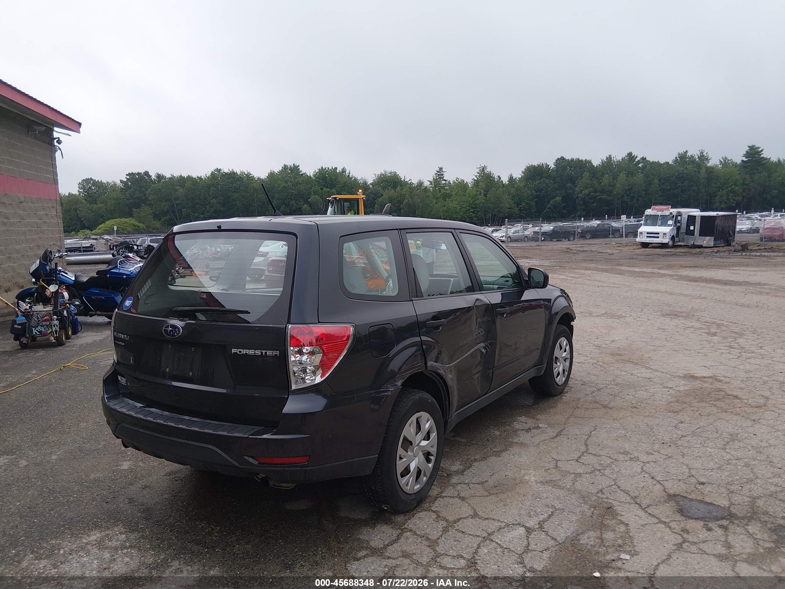 2010 Subaru Forester 2.5x Black vin: JF2SH6AC9AH703176