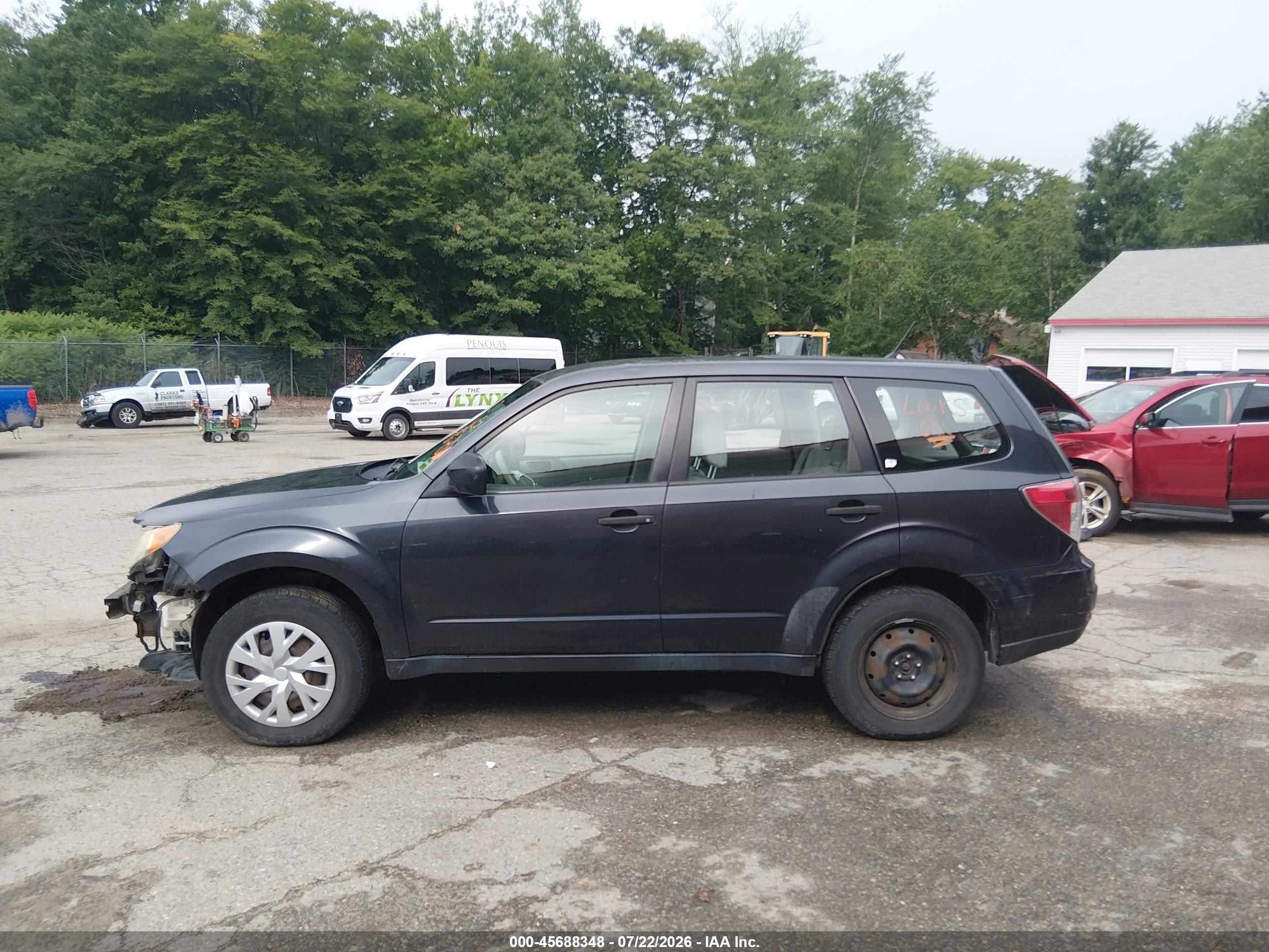 2010 Subaru Forester 2.5x Black vin: JF2SH6AC9AH703176