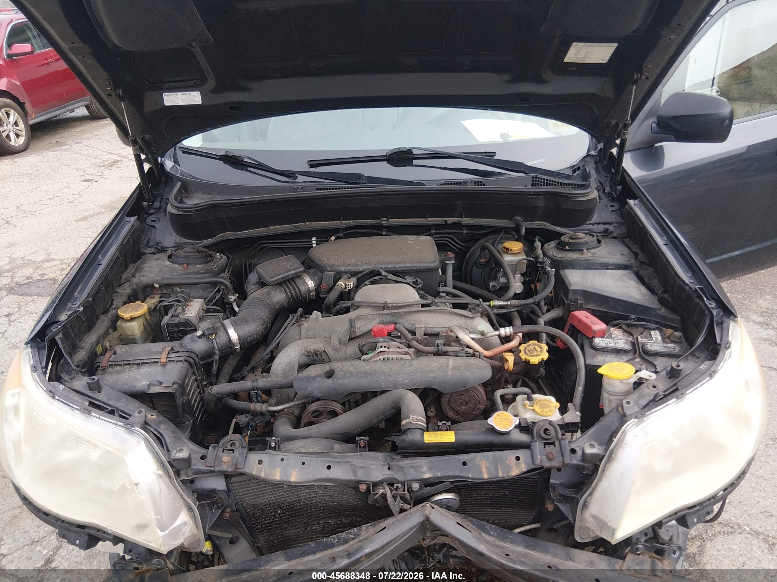 2010 Subaru Forester 2.5x Black vin: JF2SH6AC9AH703176
