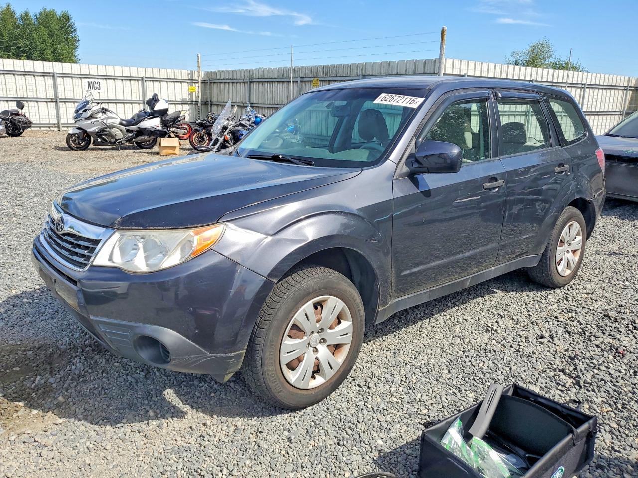 2010 Subaru Forester 2.5x Black vin: JF2SH6AC9AH728031