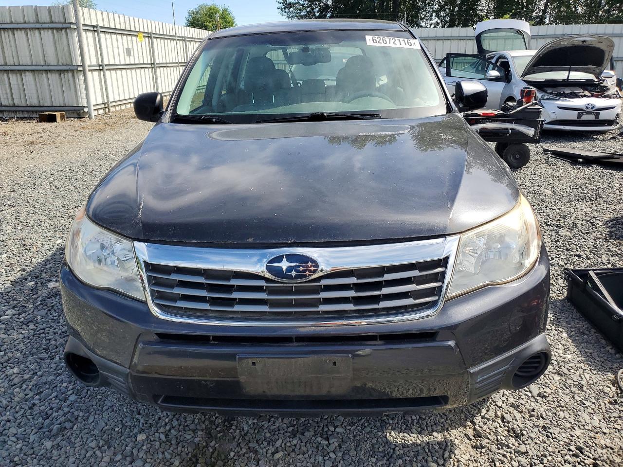 2010 Subaru Forester 2.5x Black vin: JF2SH6AC9AH728031