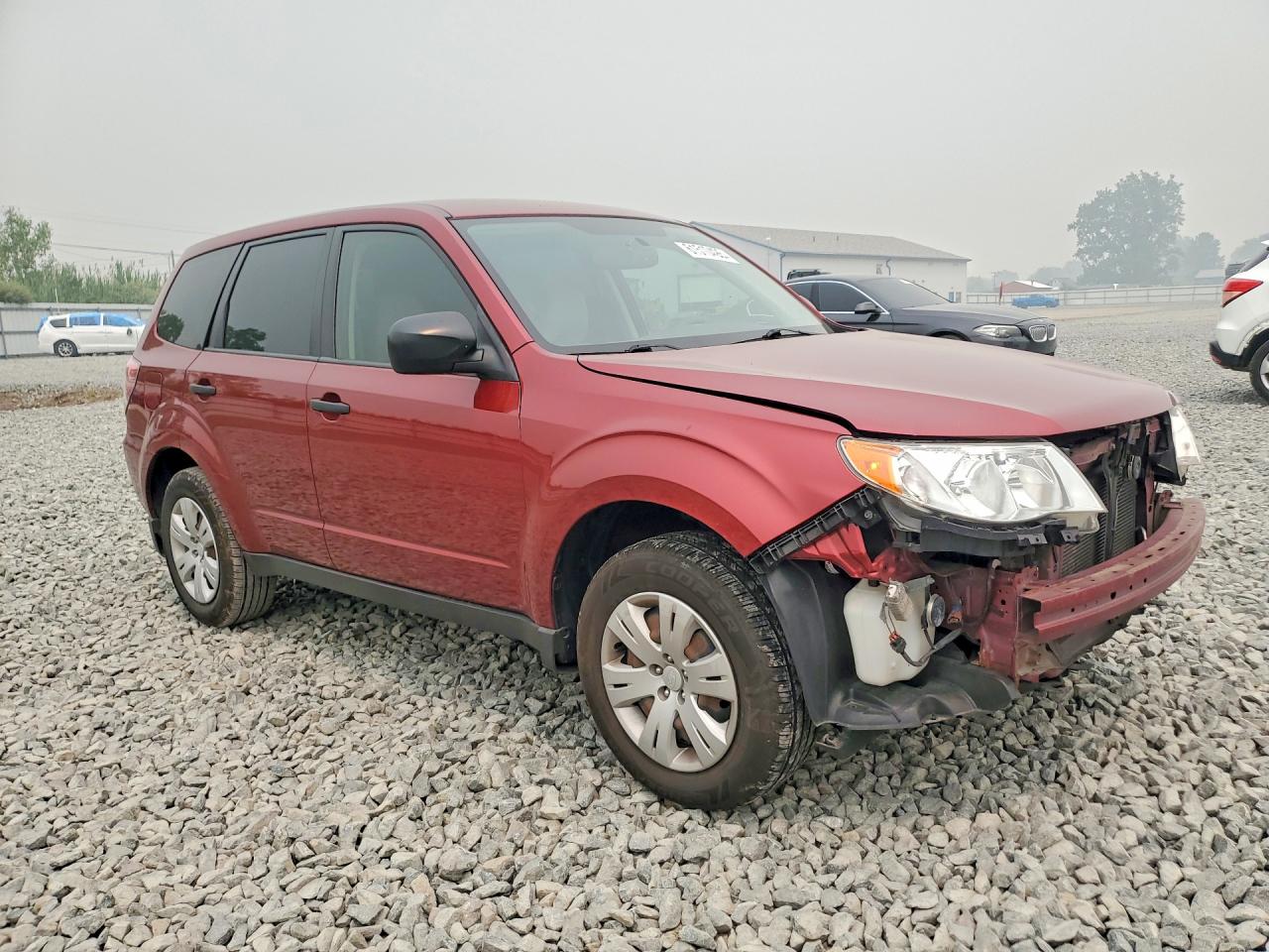 2010 Subaru Forester 2.5x Maroon vin: JF2SH6AC9AH743421