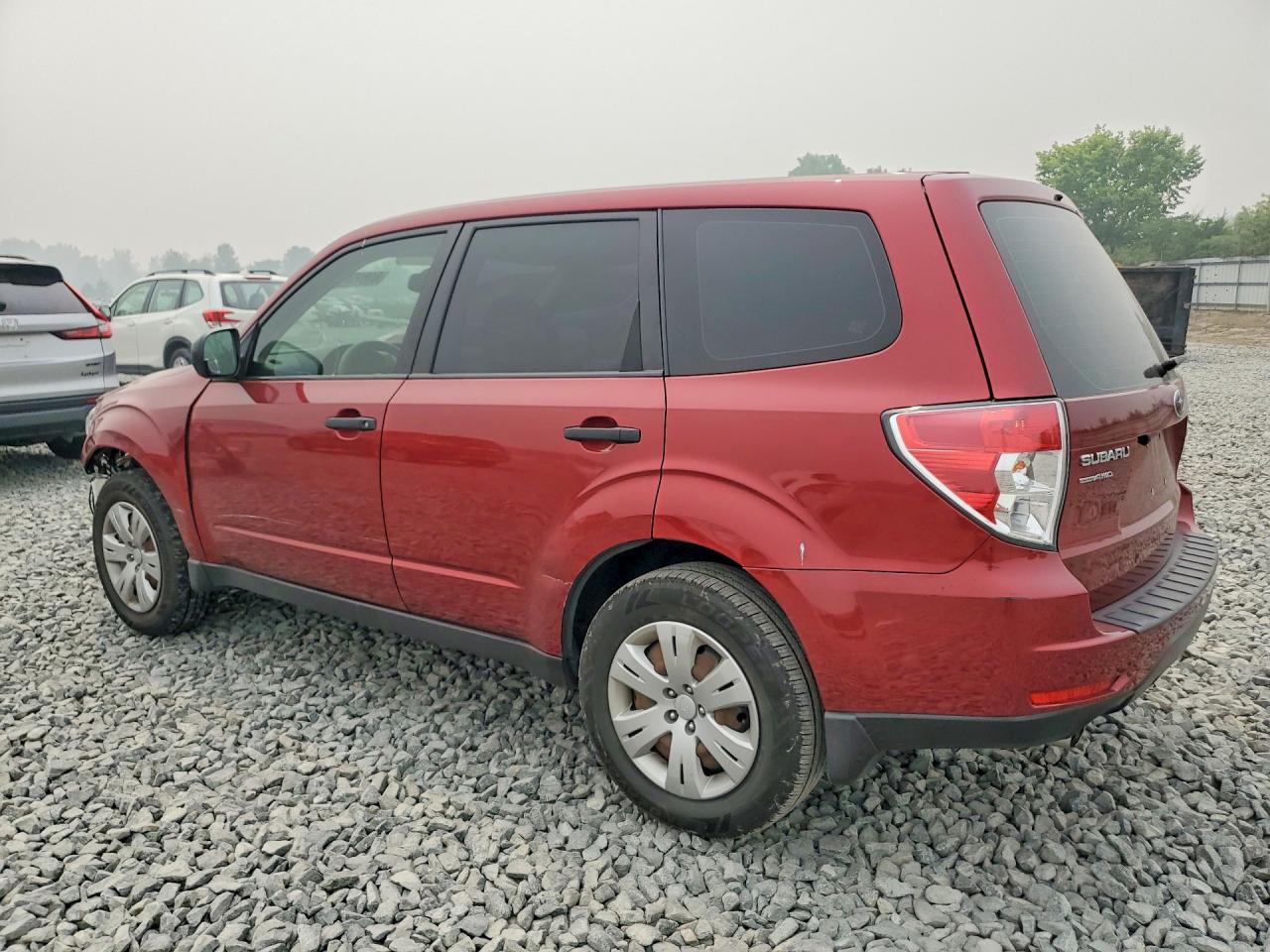 2010 Subaru Forester 2.5x Maroon vin: JF2SH6AC9AH743421