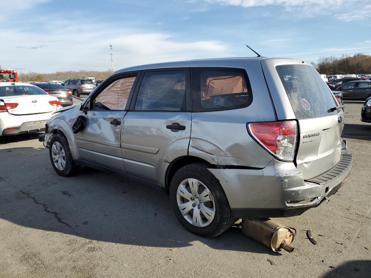 2010 Subaru Forester 2.5x Silver vin: JF2SH6AC9AH745797