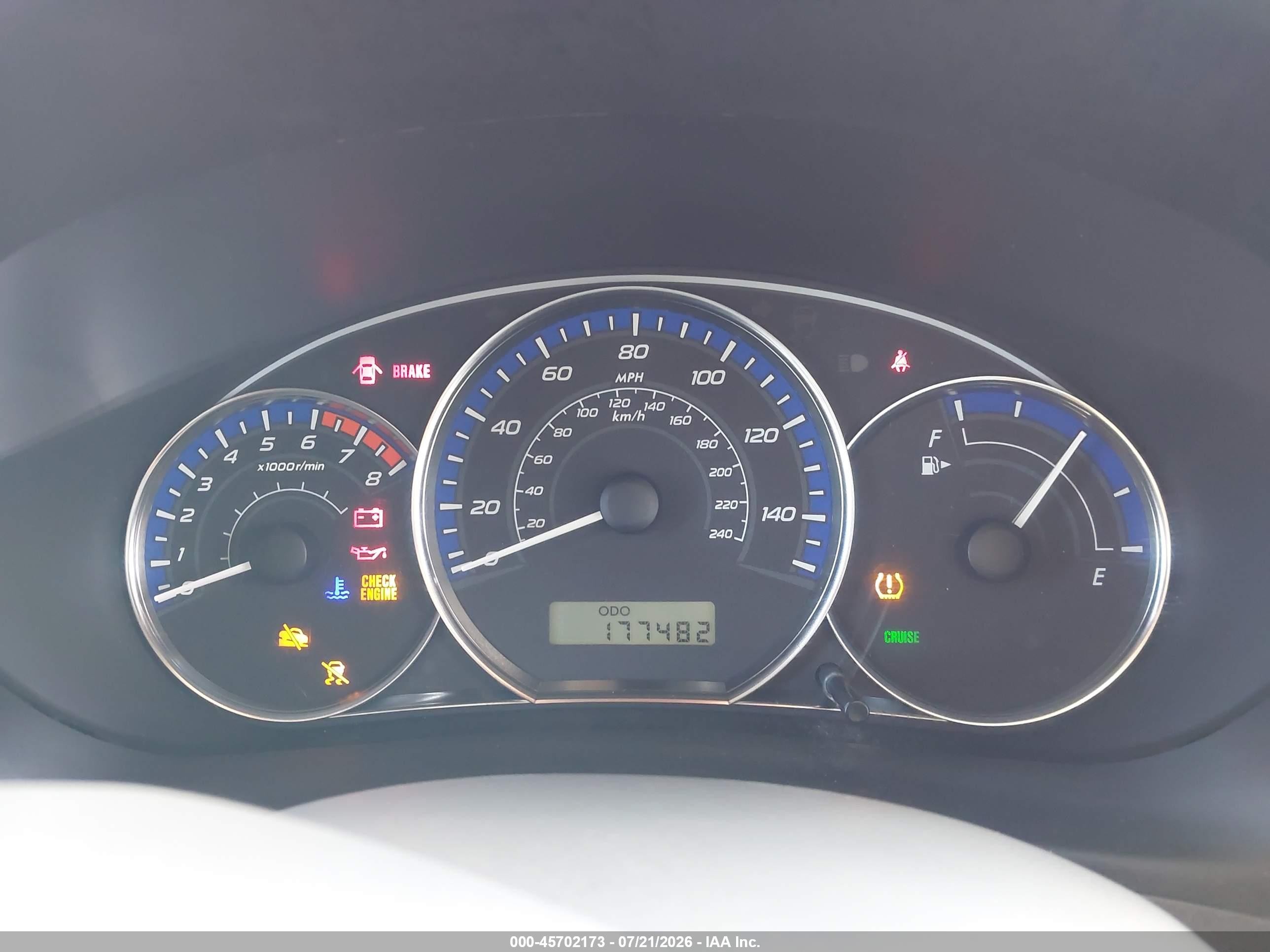 2010 Subaru Forester 2.5x Blue vin: JF2SH6ACXAG721756