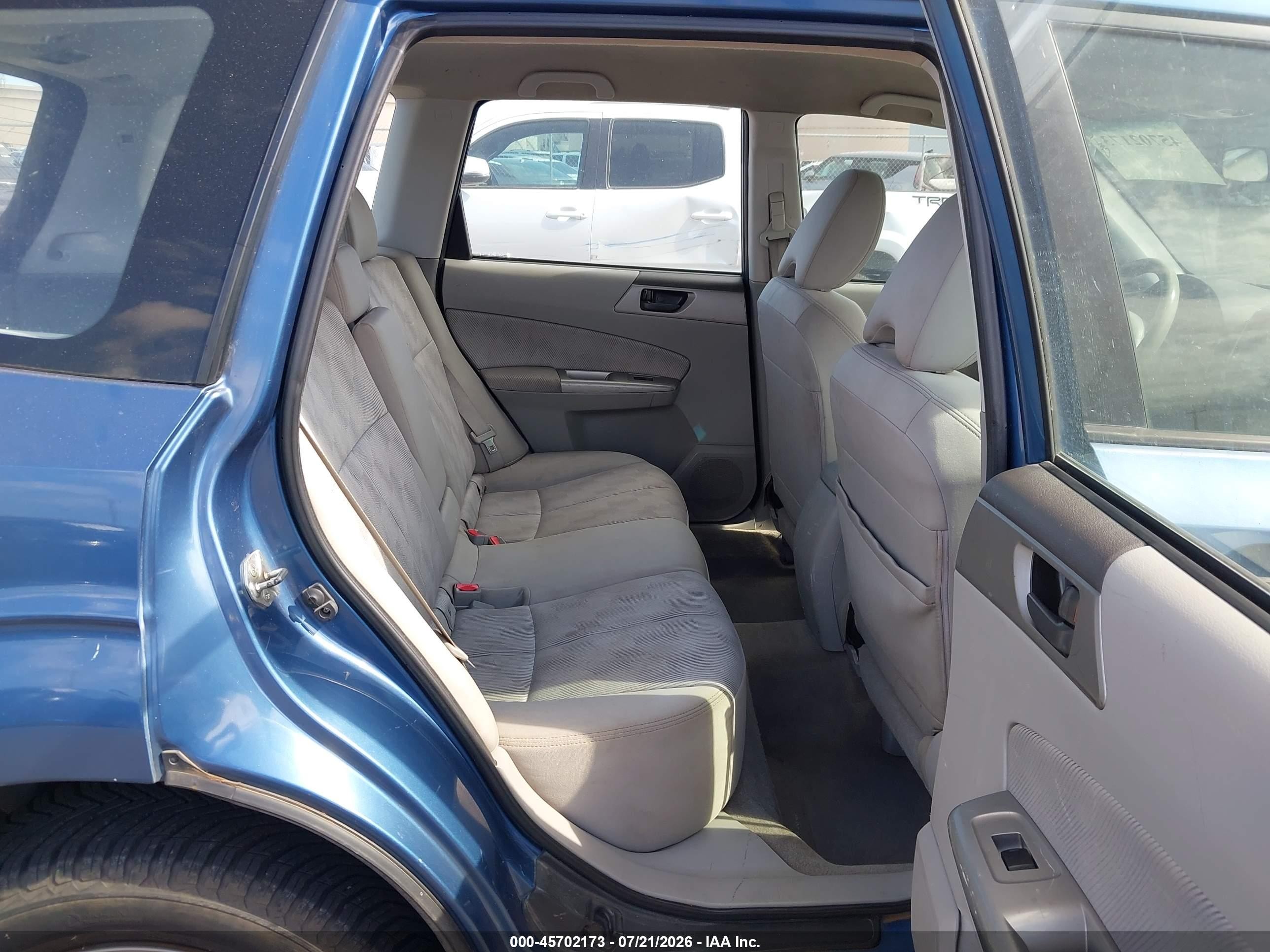 2010 Subaru Forester 2.5x Blue vin: JF2SH6ACXAG721756