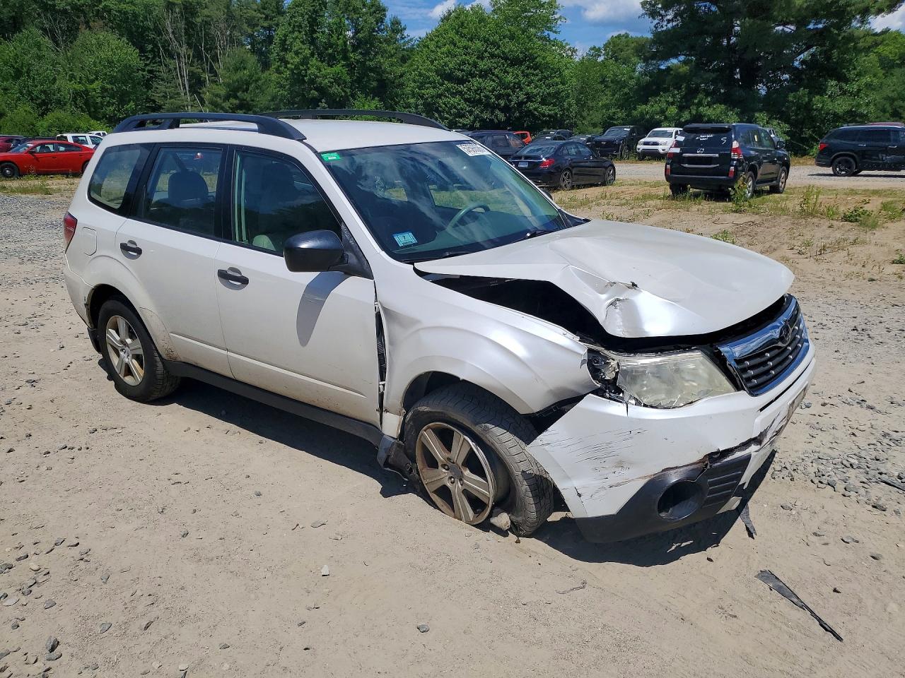 2010 Subaru Forester Xs White vin: JF2SH6BC0AH779755