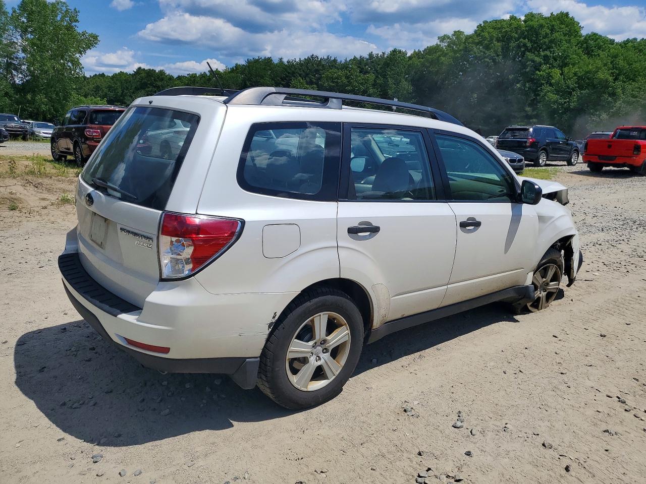 2010 Subaru Forester Xs White vin: JF2SH6BC0AH779755