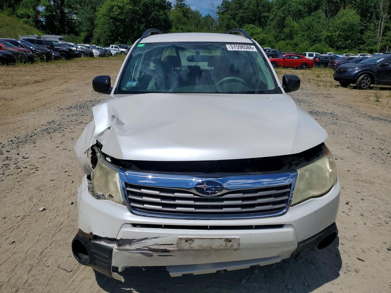 2010 Subaru Forester Xs White vin: JF2SH6BC0AH779755