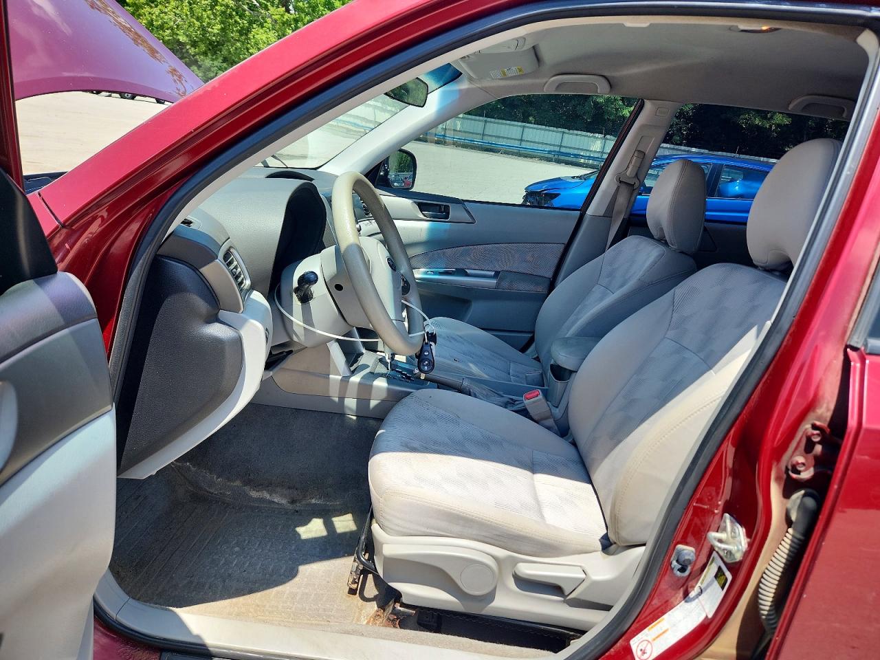 2010 Subaru Forester Xs Burgundy vin: JF2SH6BC0AH795339