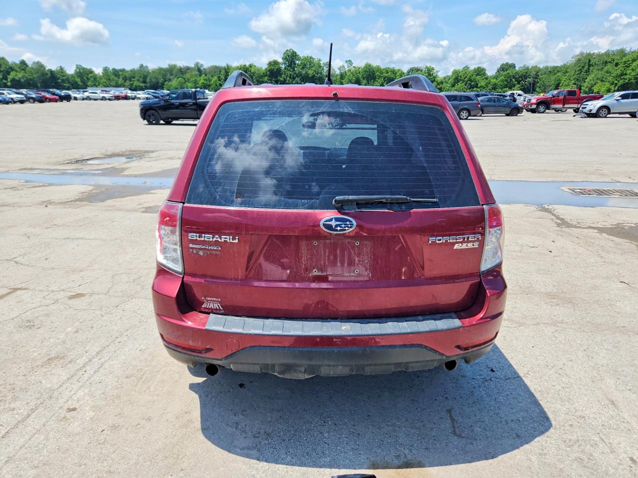 2010 Subaru Forester Xs Burgundy vin: JF2SH6BC0AH795339